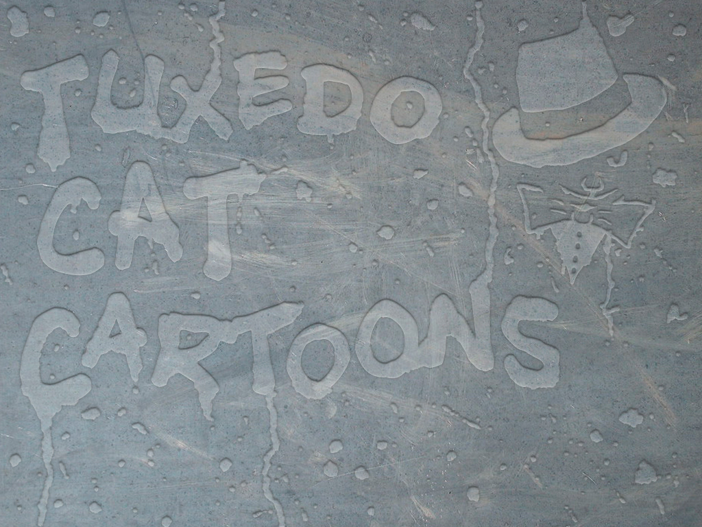 CUSTOM TEXT EFFECT | TUXEDO CAT CARTOONS | PHOTOSHOP