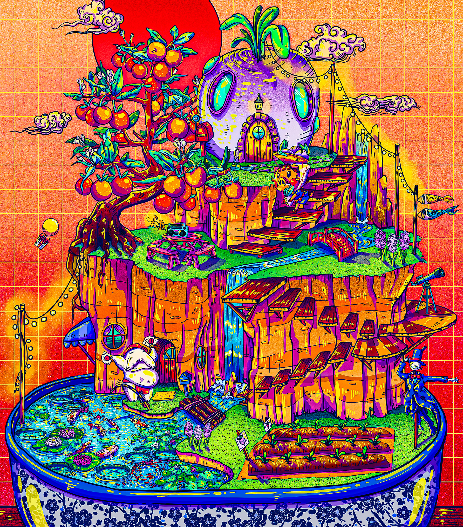 How To Be Rad-ish  | Digital Illustration | Procreate| 2021