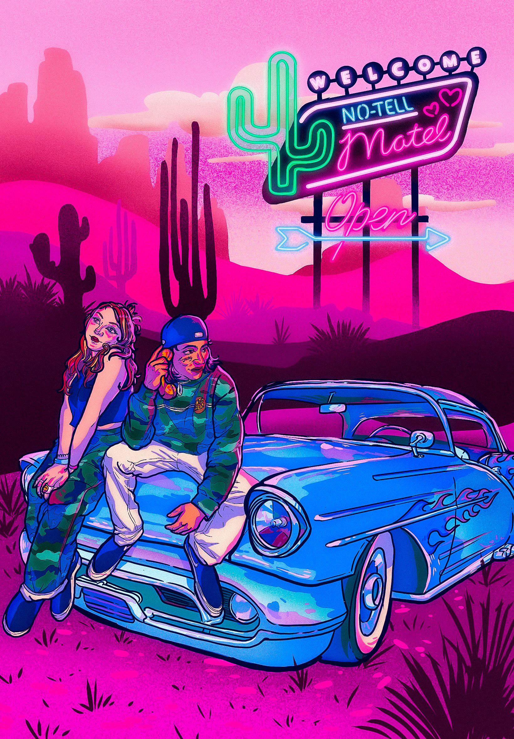What in the GTA?  | Digital Illustration | Procreate | 2022