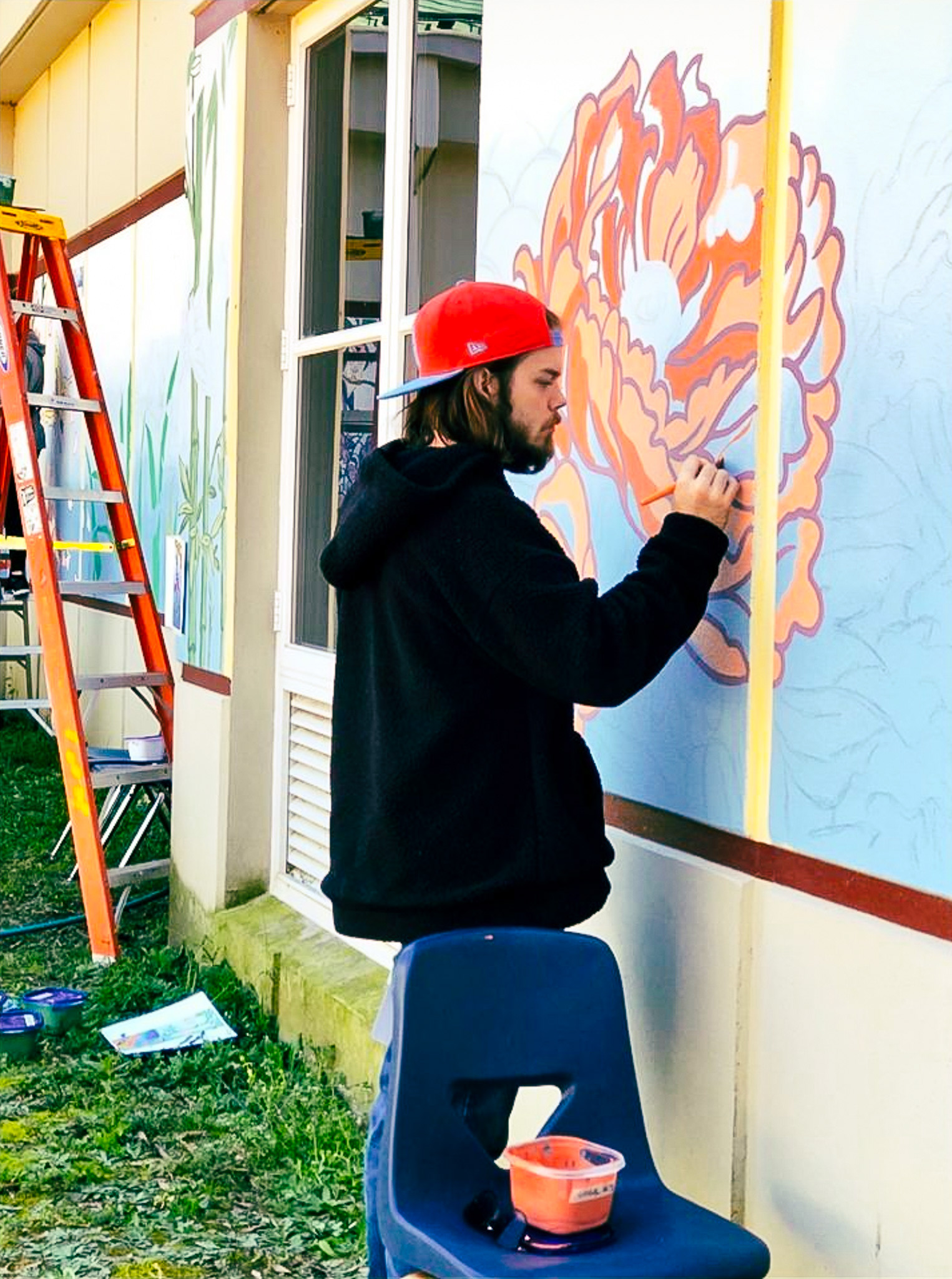 Volunteer | Zen Garden | Shelby Oaks Elementary School | 2020