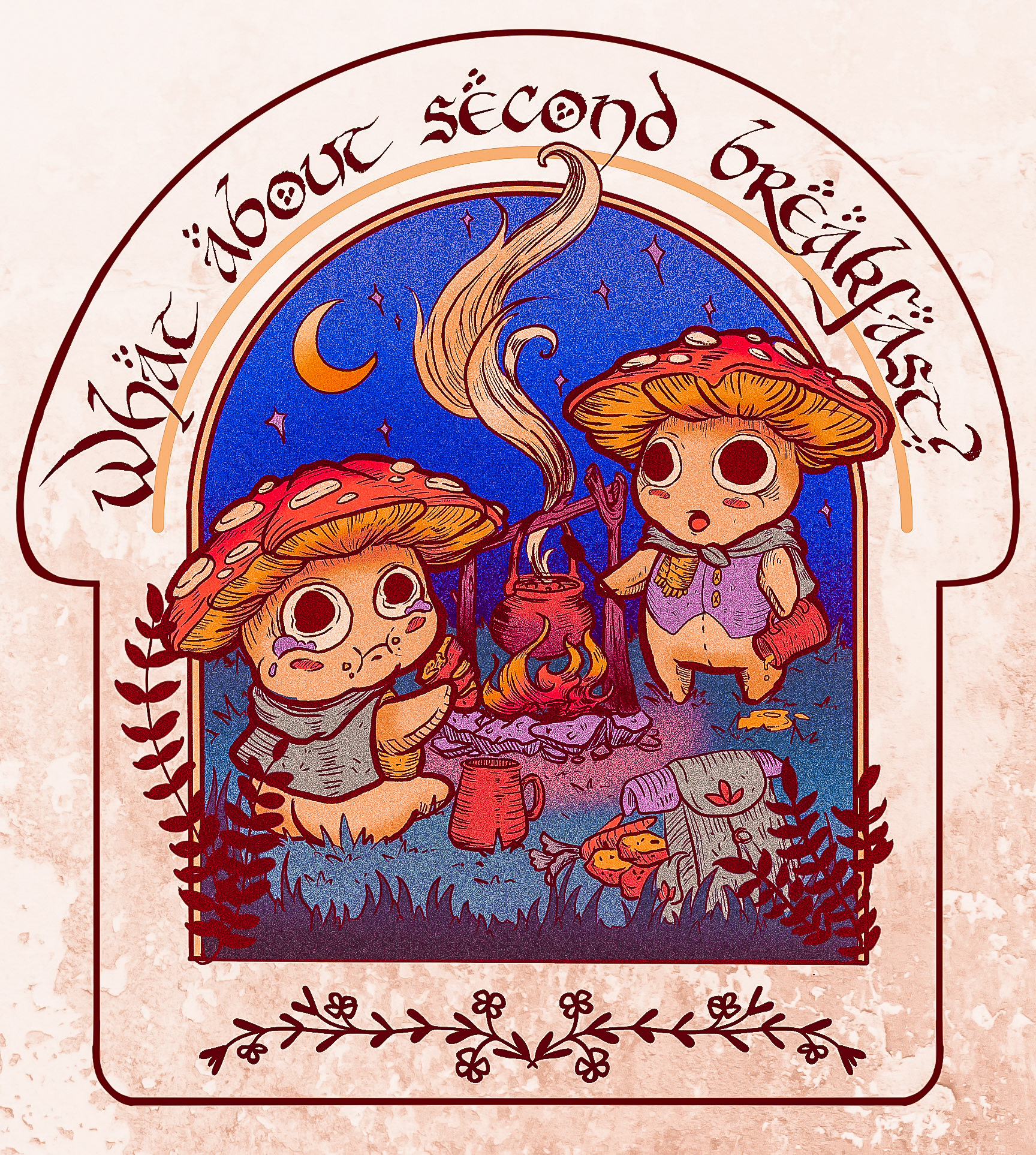 Mushy Hobbitses  | Digital Illustration | Procreate/Canva | 2022