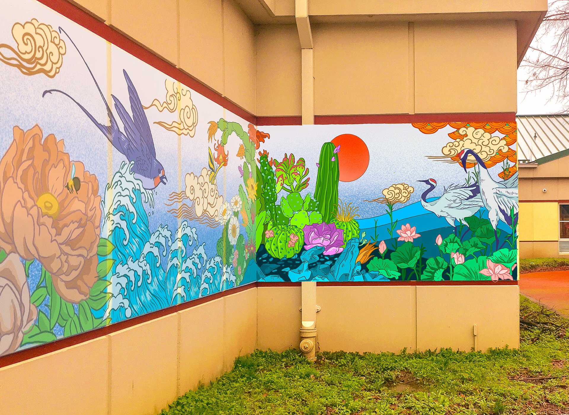 Zen Garden | Shelby Oaks Elementary School | 2020