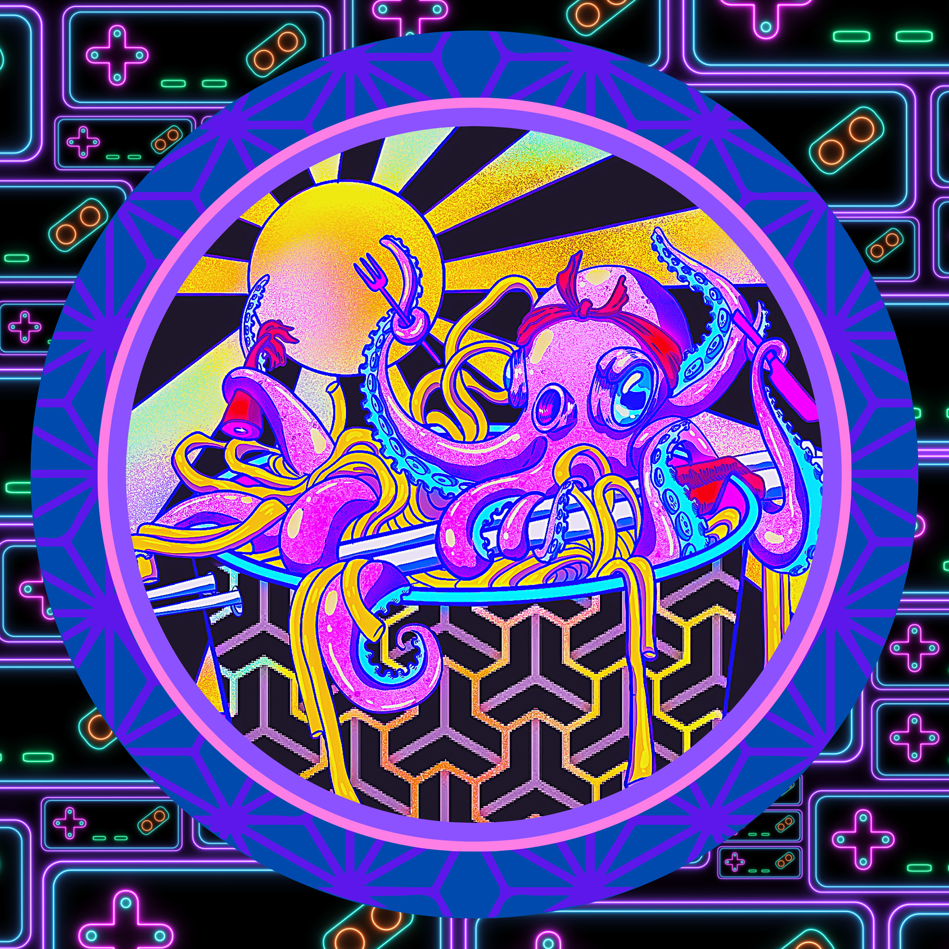 Don't Hate The Player  | Digital Illustration | Procreate/Canva | 2022