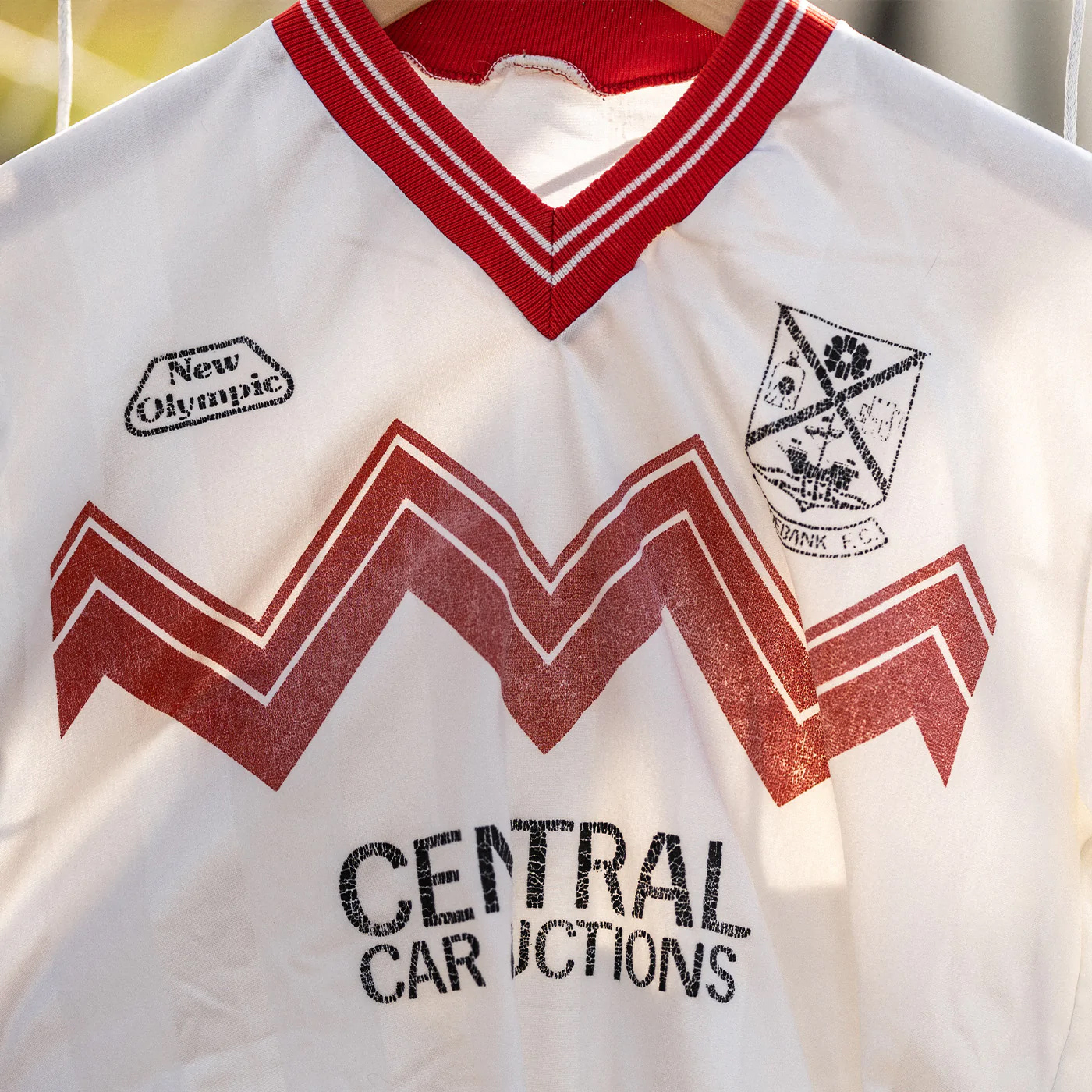 Vintage 80's Clydebank FC Home Jersey