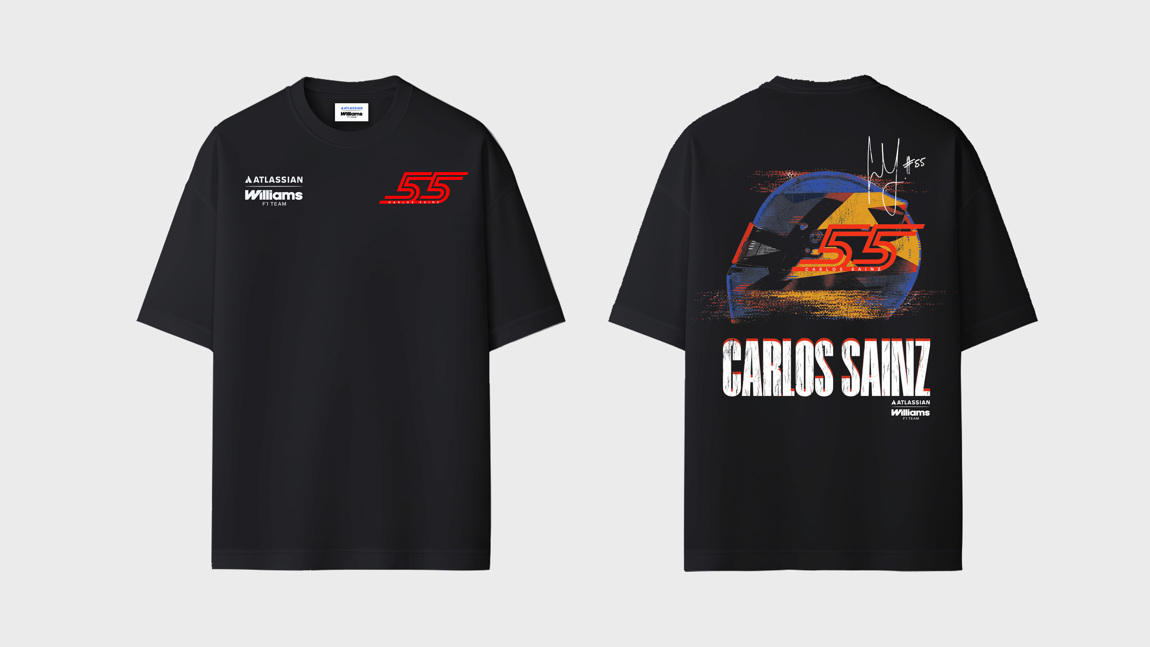 Carlos Sainz Glitch Graphic Tee