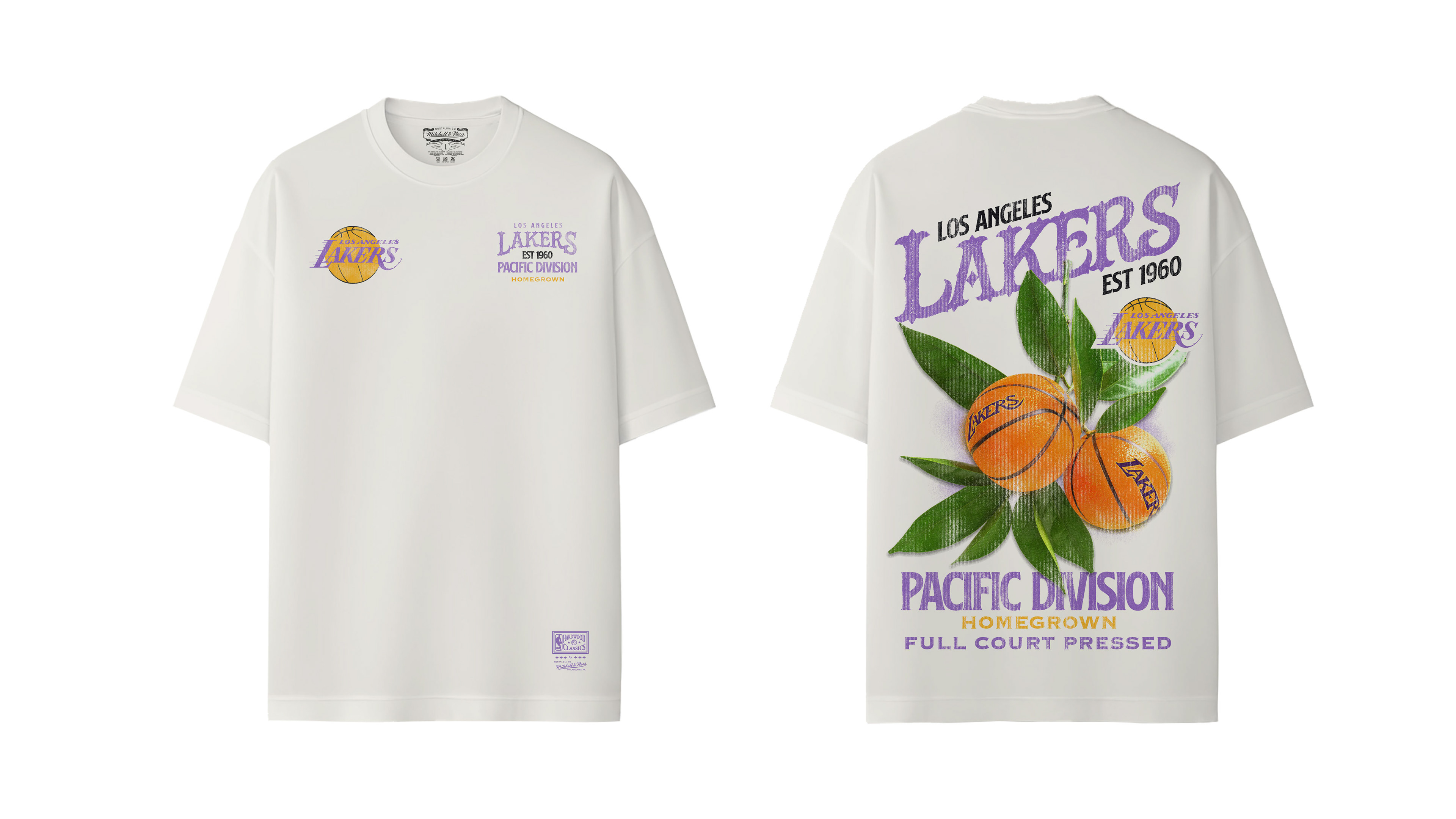 Mitchell & Ness Los Angeles Lakers Full Court Pressed Tee