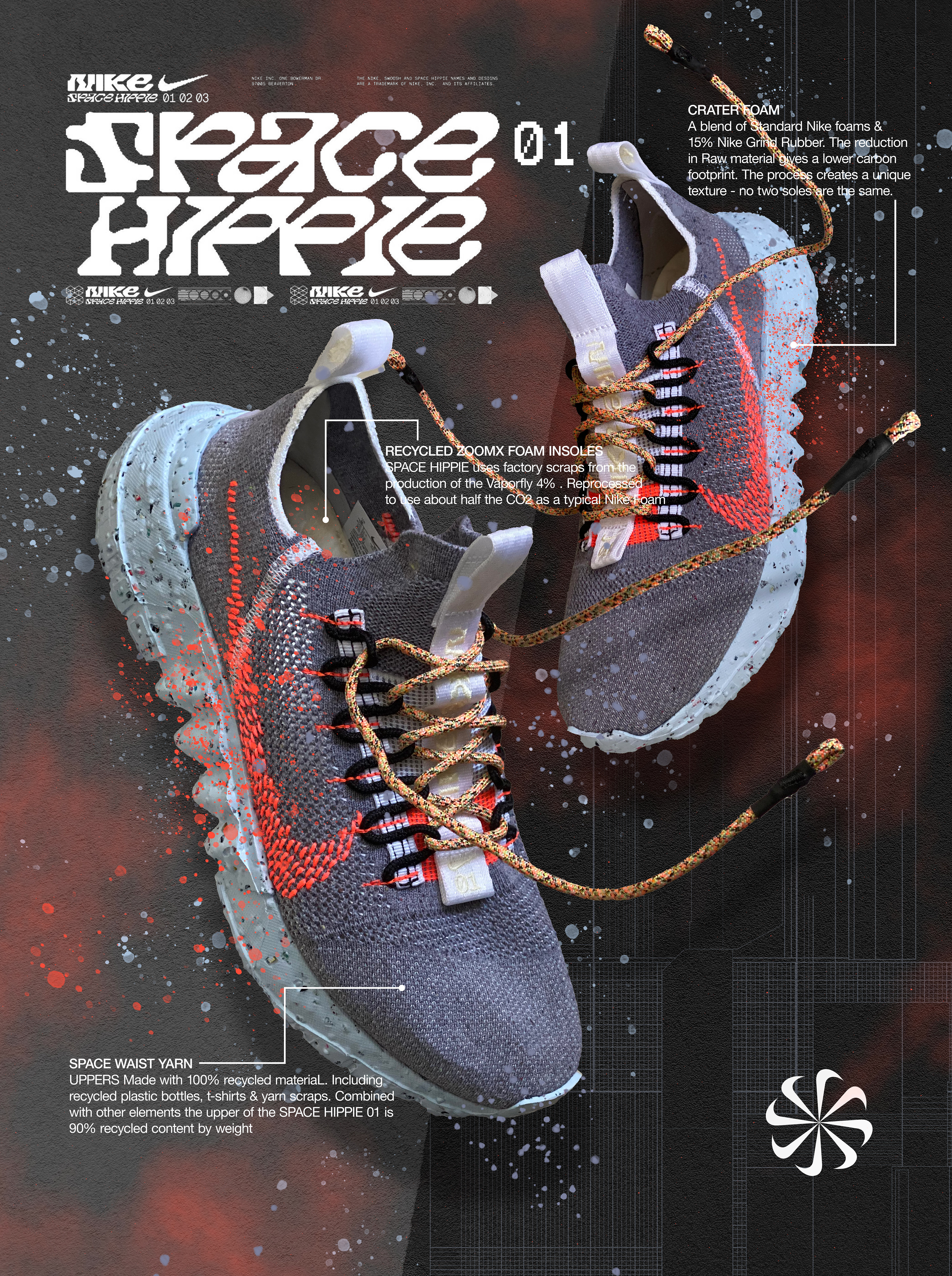 Nike Spec Hippe 01 Poster and Photography - Photograph by Ravi Kiran Design