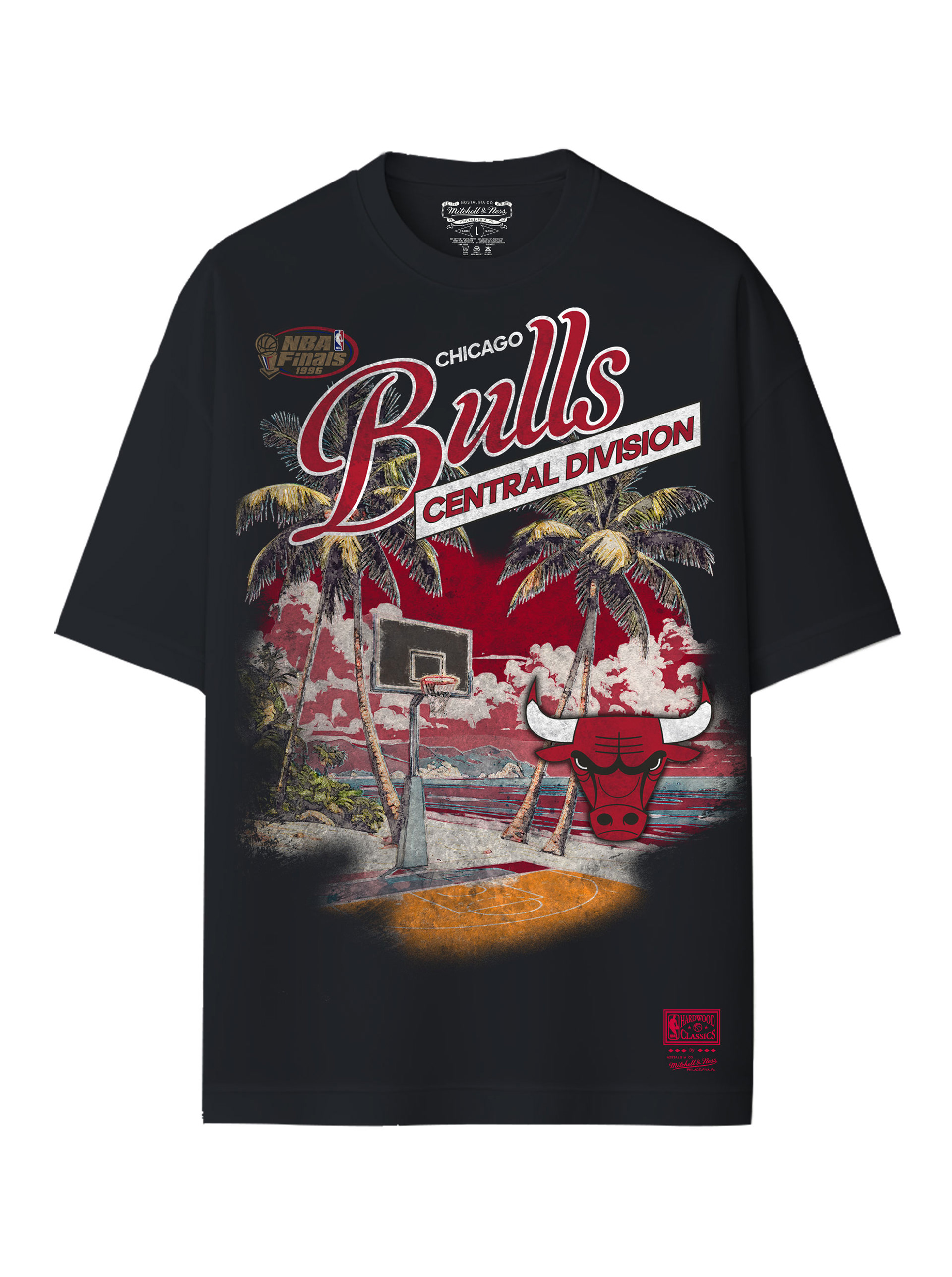 Mitchell & Ness Paradiso Chicago Bulls Tee