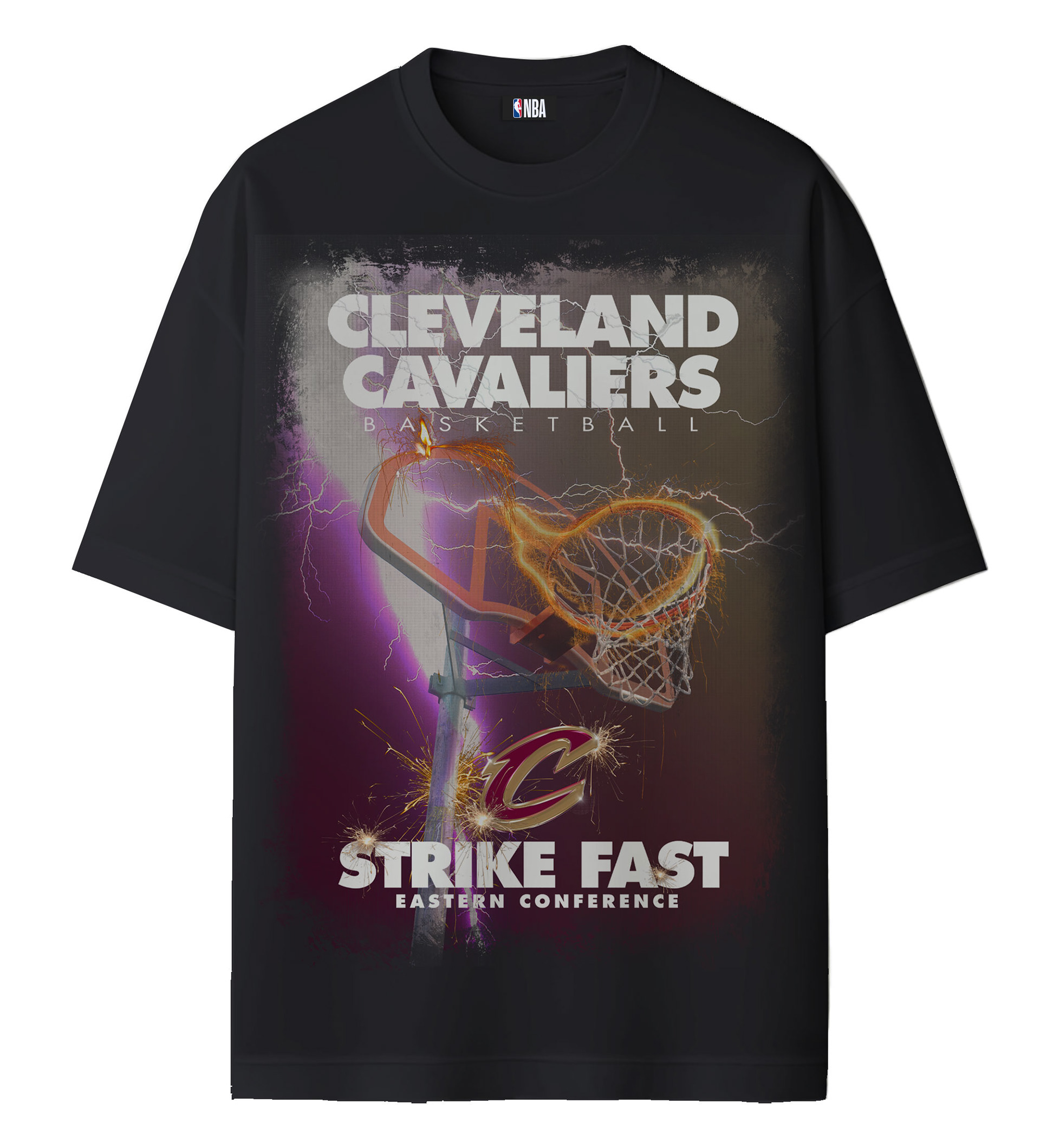 NBA X BoohooMan Cleveland Cavaliers