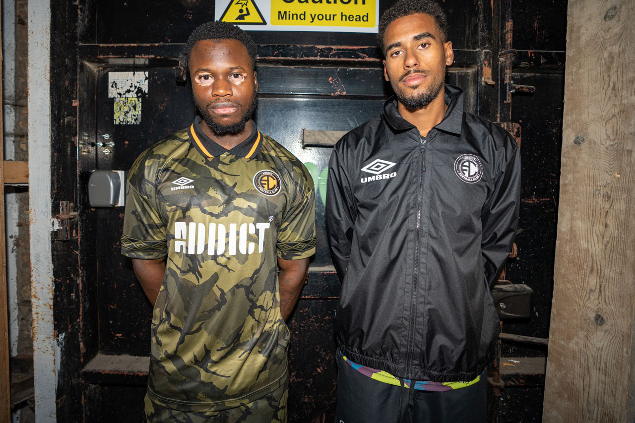 Umbro X Addict Terrain Football Jersey & Coach Jacket Lifestyle Shoot - Photograph by ©Umbro