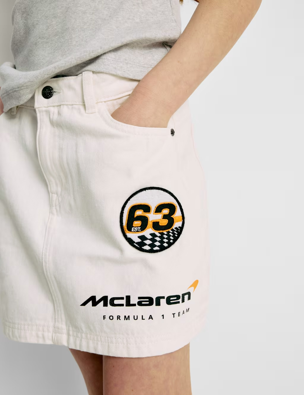 McLaren Formula 1 Denim Skirt - Photography By Marks & Spencer