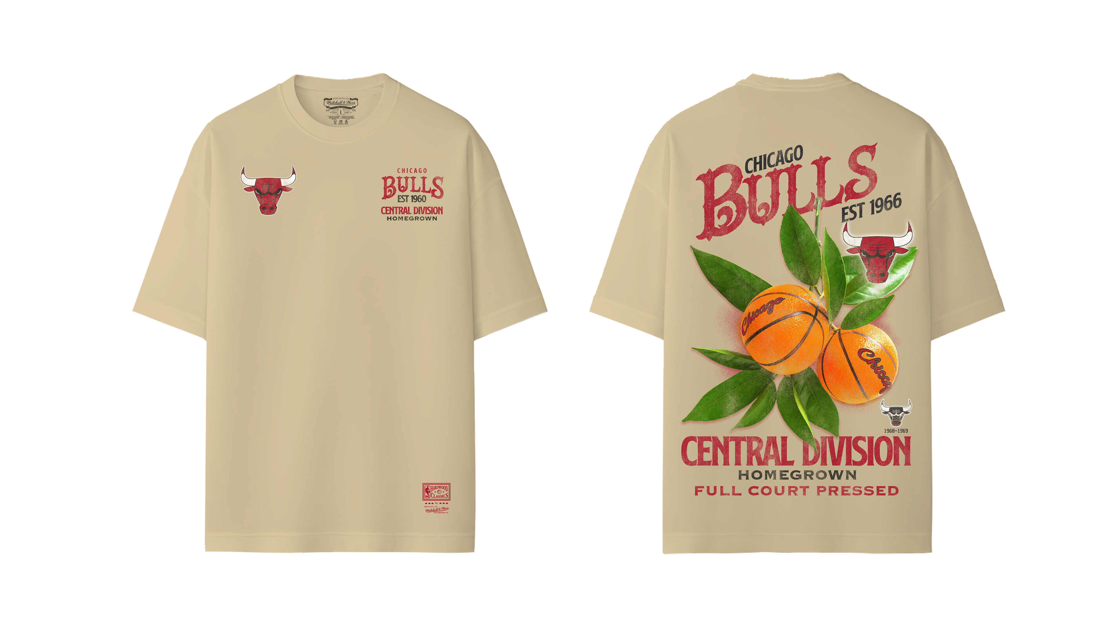 Mitchell & Ness Chicago Bulls Full Court Pressed Tee