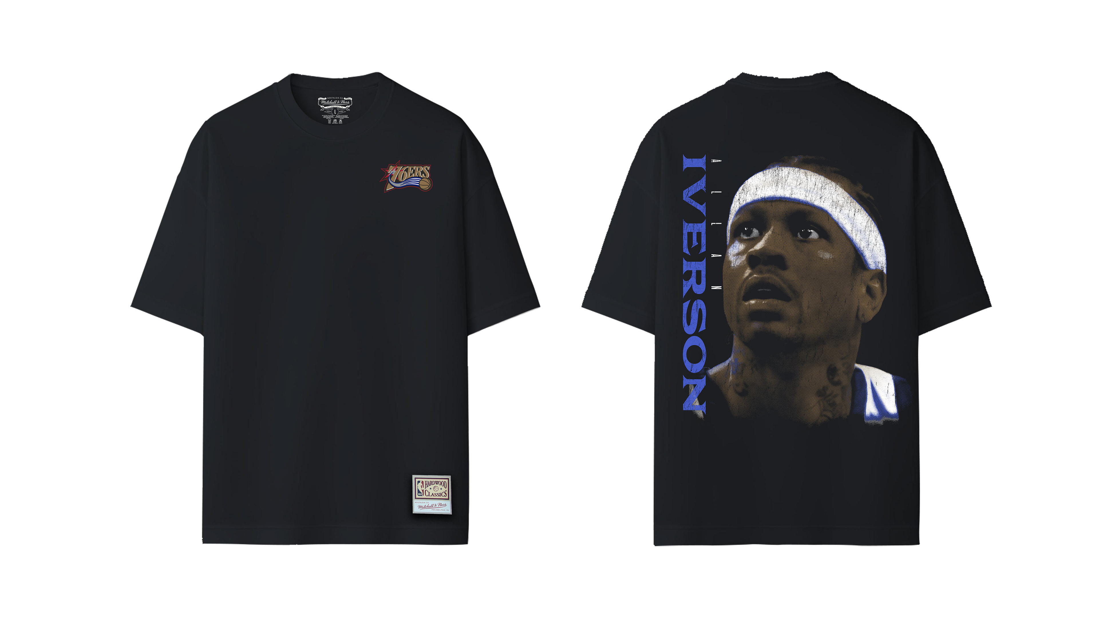 Mitchell & Ness Iverson Faces Graphic Tee