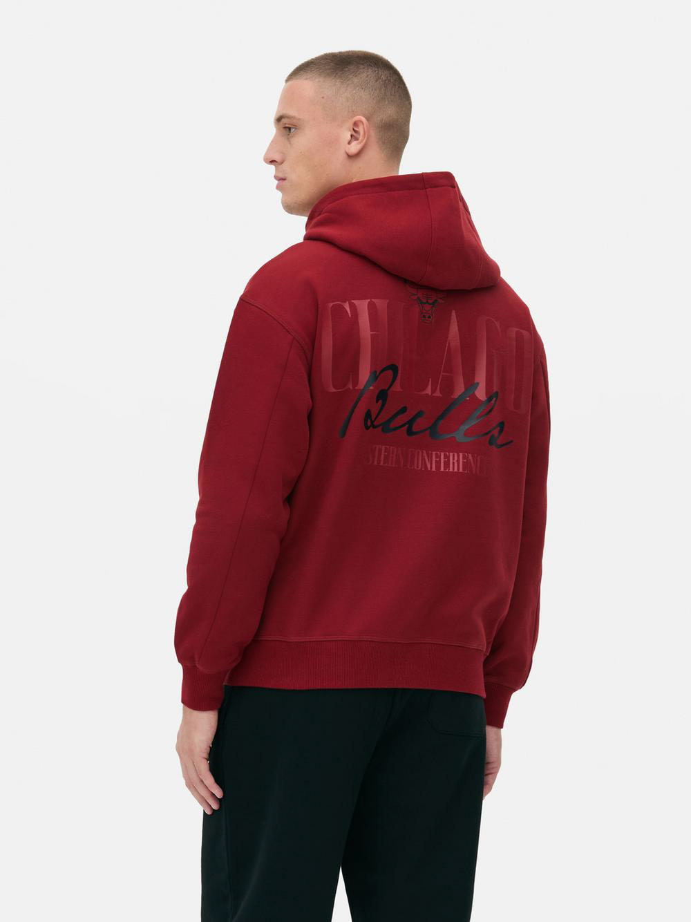 NBA x Josh Denzel [Primark] AW24 Chicago Bulls Hood. Photograph By Primark