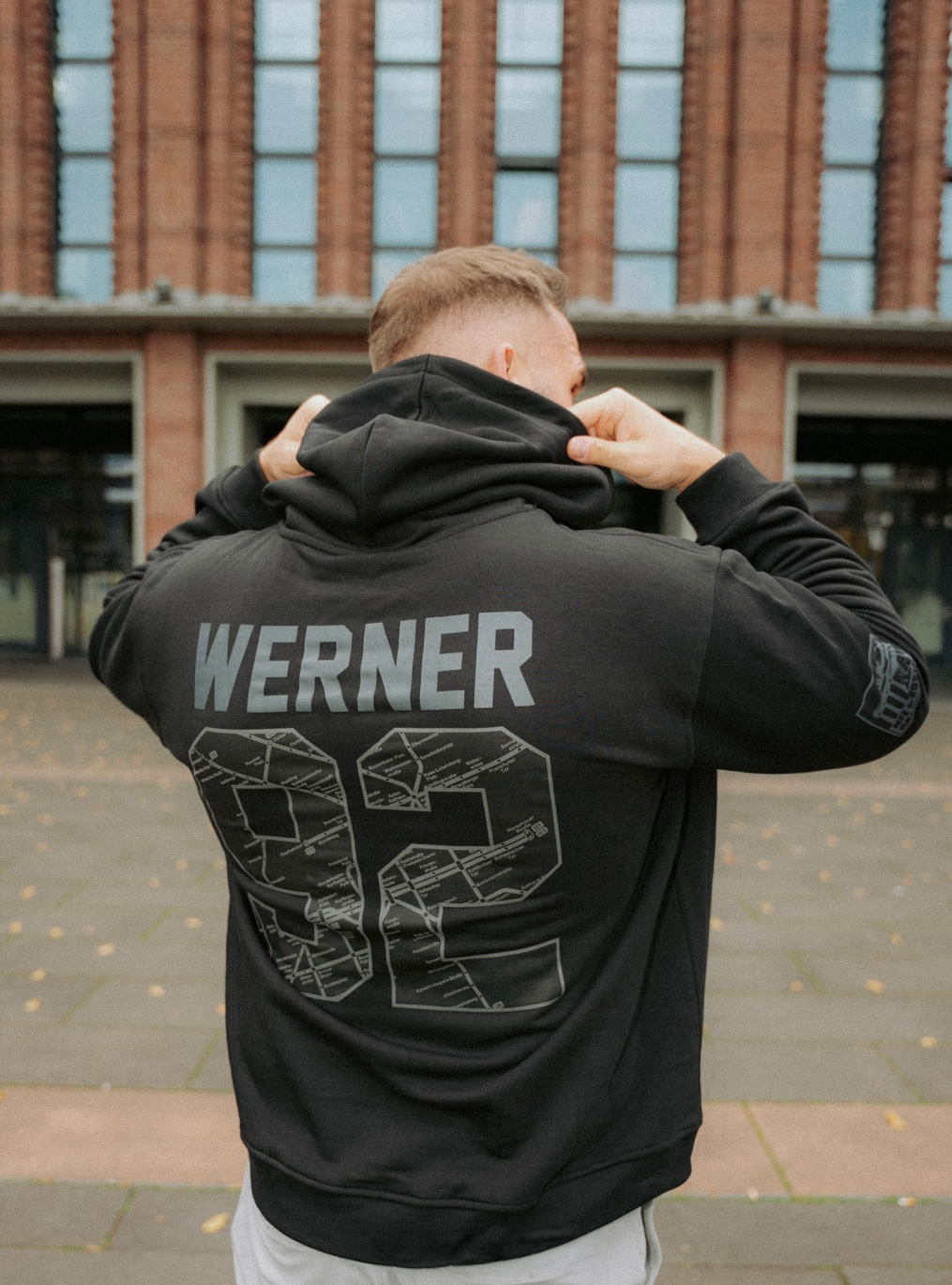 Mitchell & Ness x Colts x Bjorn Werner Hood Rear