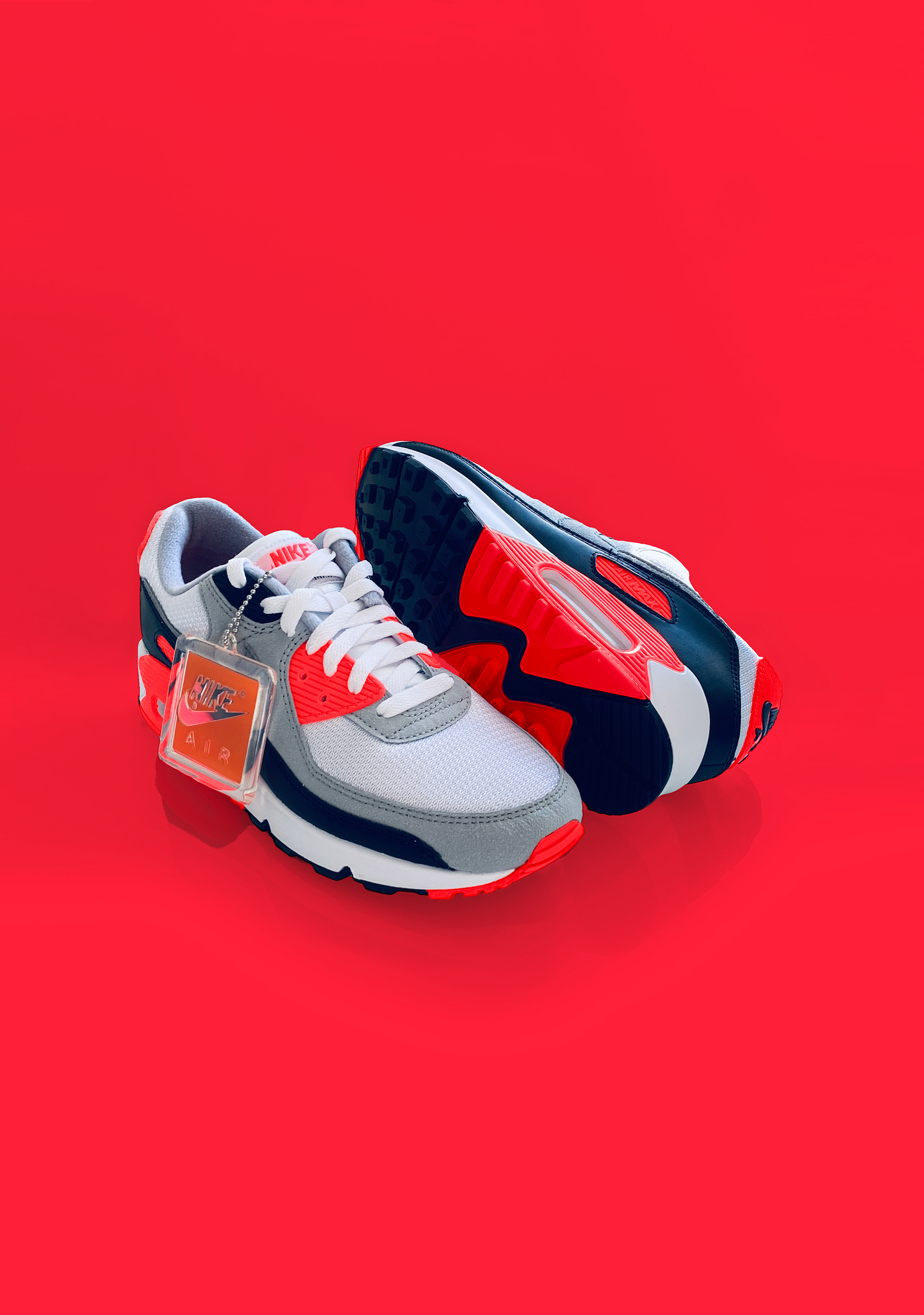 Nike Air Max III - Radiant Red - Photograph by Ravi Kiran Design