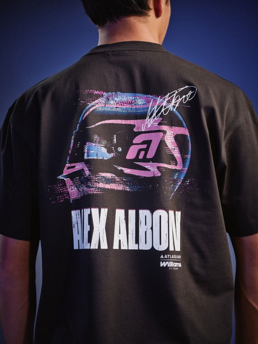 Alex Albon  Glitch Tee Rear Print