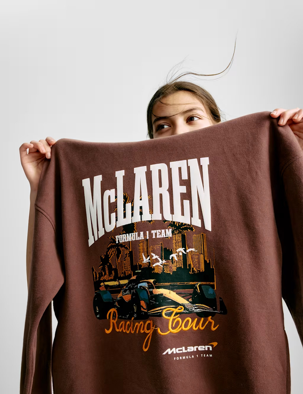 McLaren Formula 1 Racing Tours Kids Unisex Hoodie - Photography By Marks & Spencer