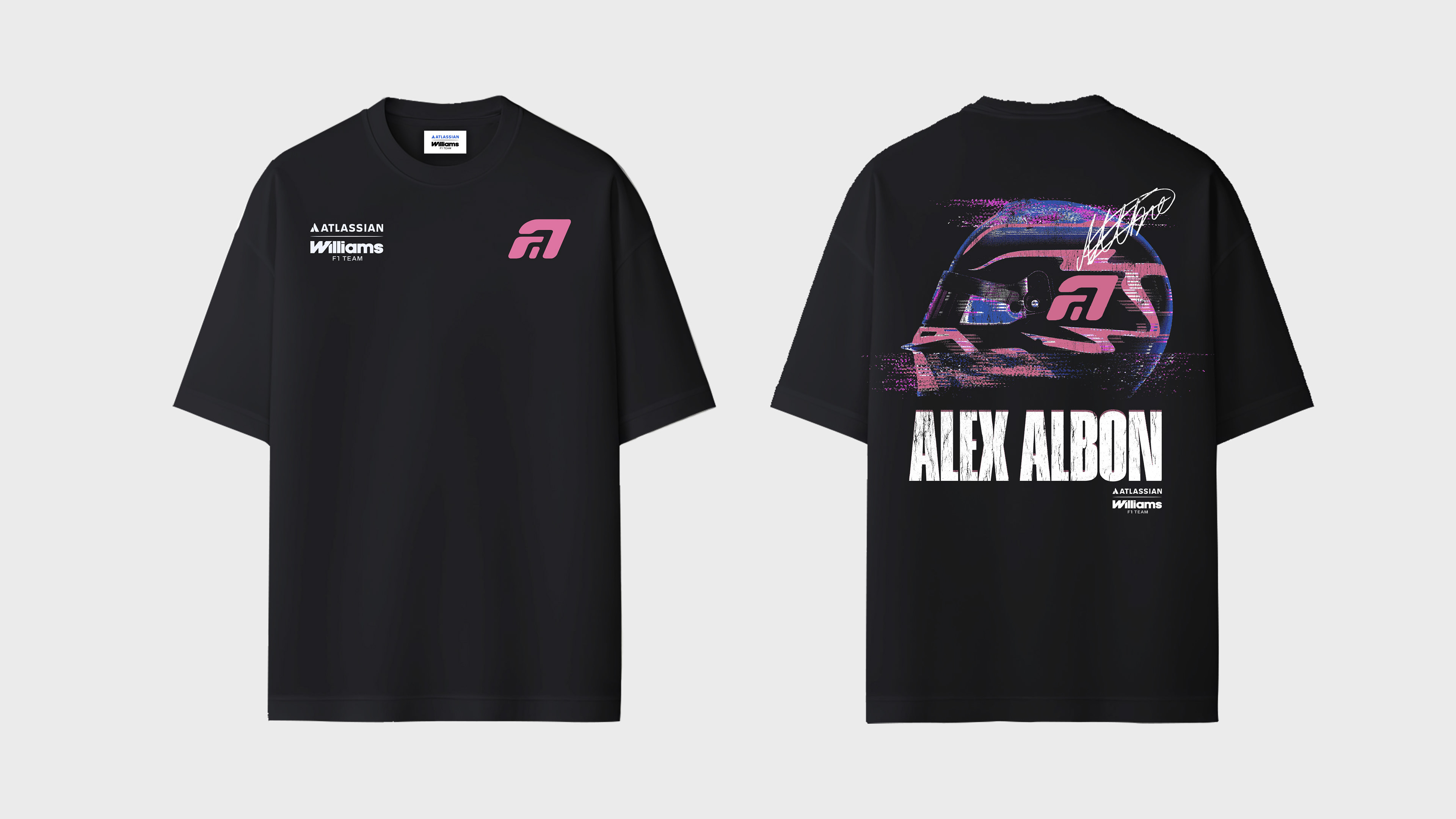 Alex Albon Glitch Graphic Tee