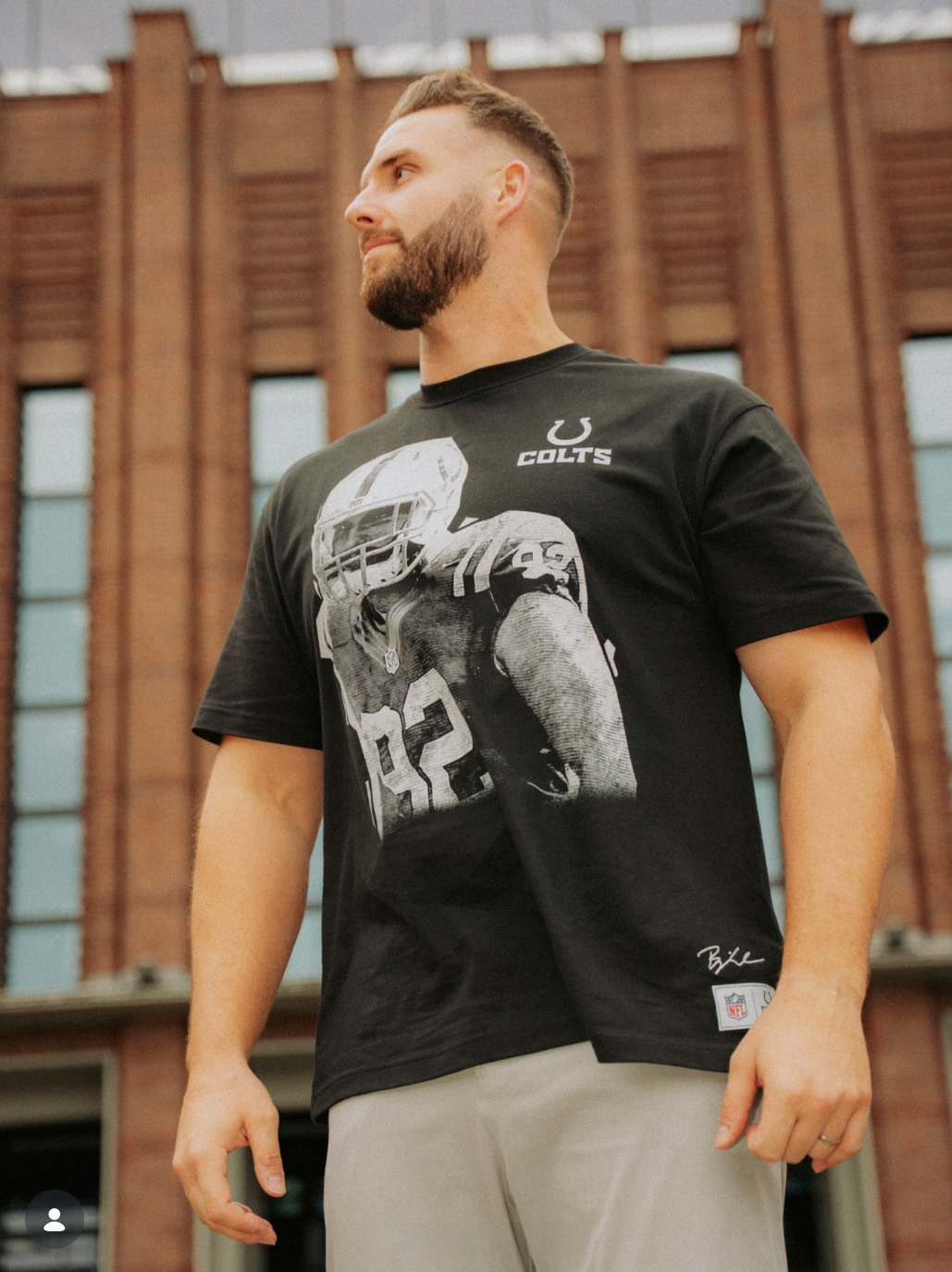 Mitchell & Ness x Colts x Bjorn Werner Player Tee