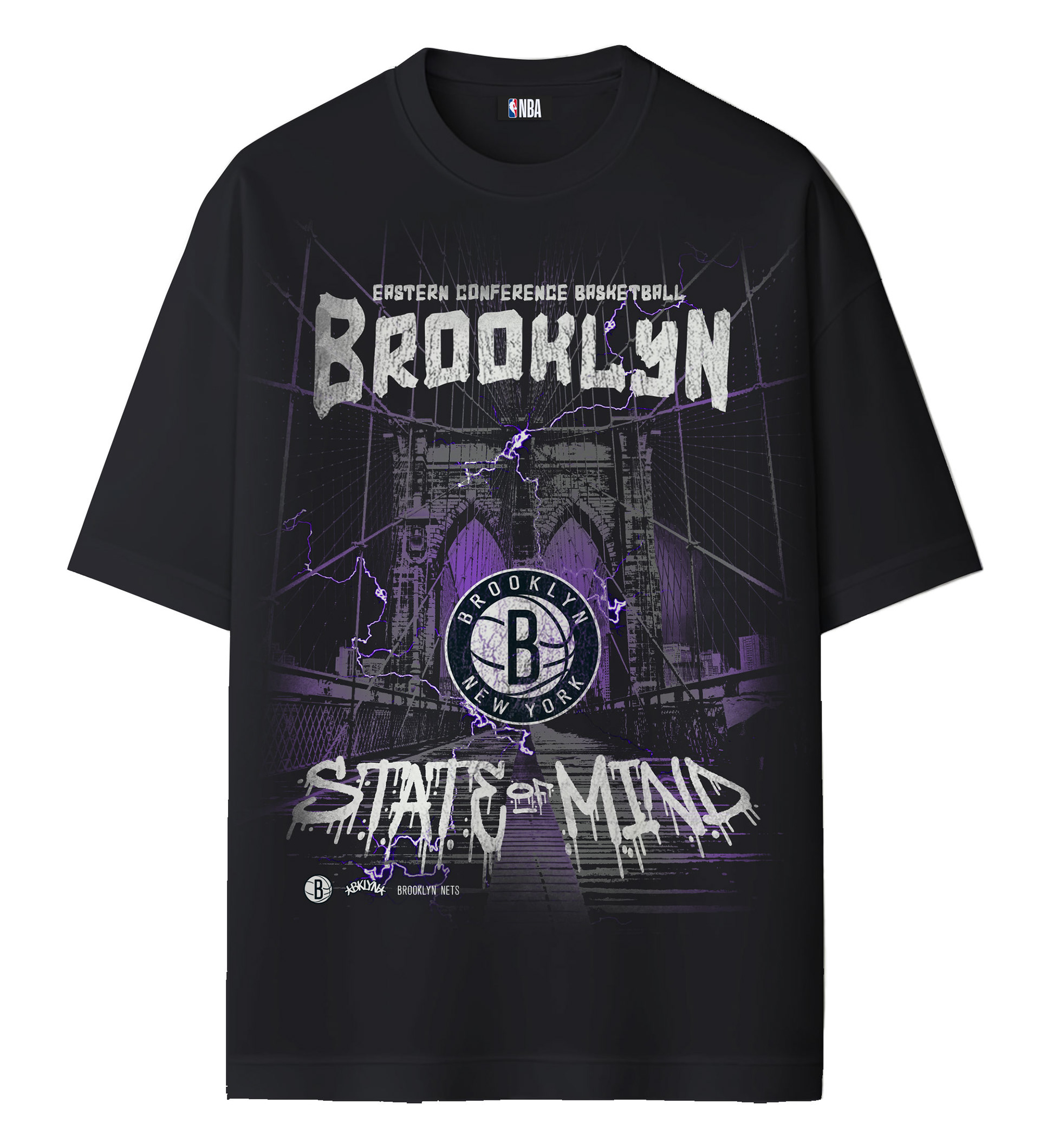 NBA X BoohooMan Brooklyn Nets