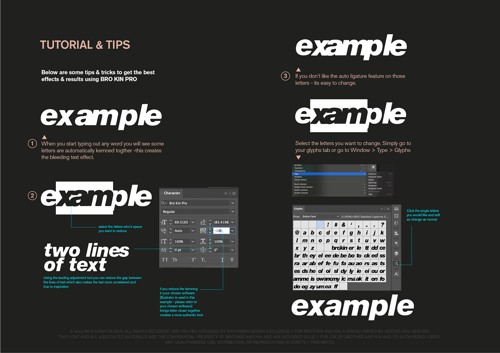 BroKin Pro Font Guide Tricks and Tips