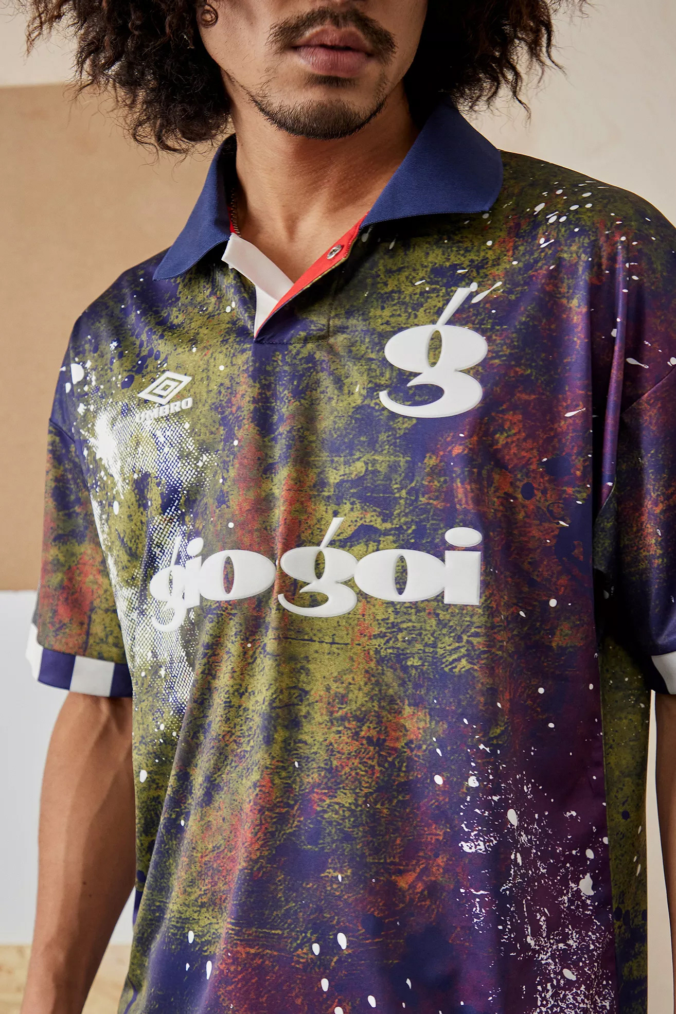 Umbro X Gio Goi Football Jersey Detail- Photograph by ©Urban Outfitters EU