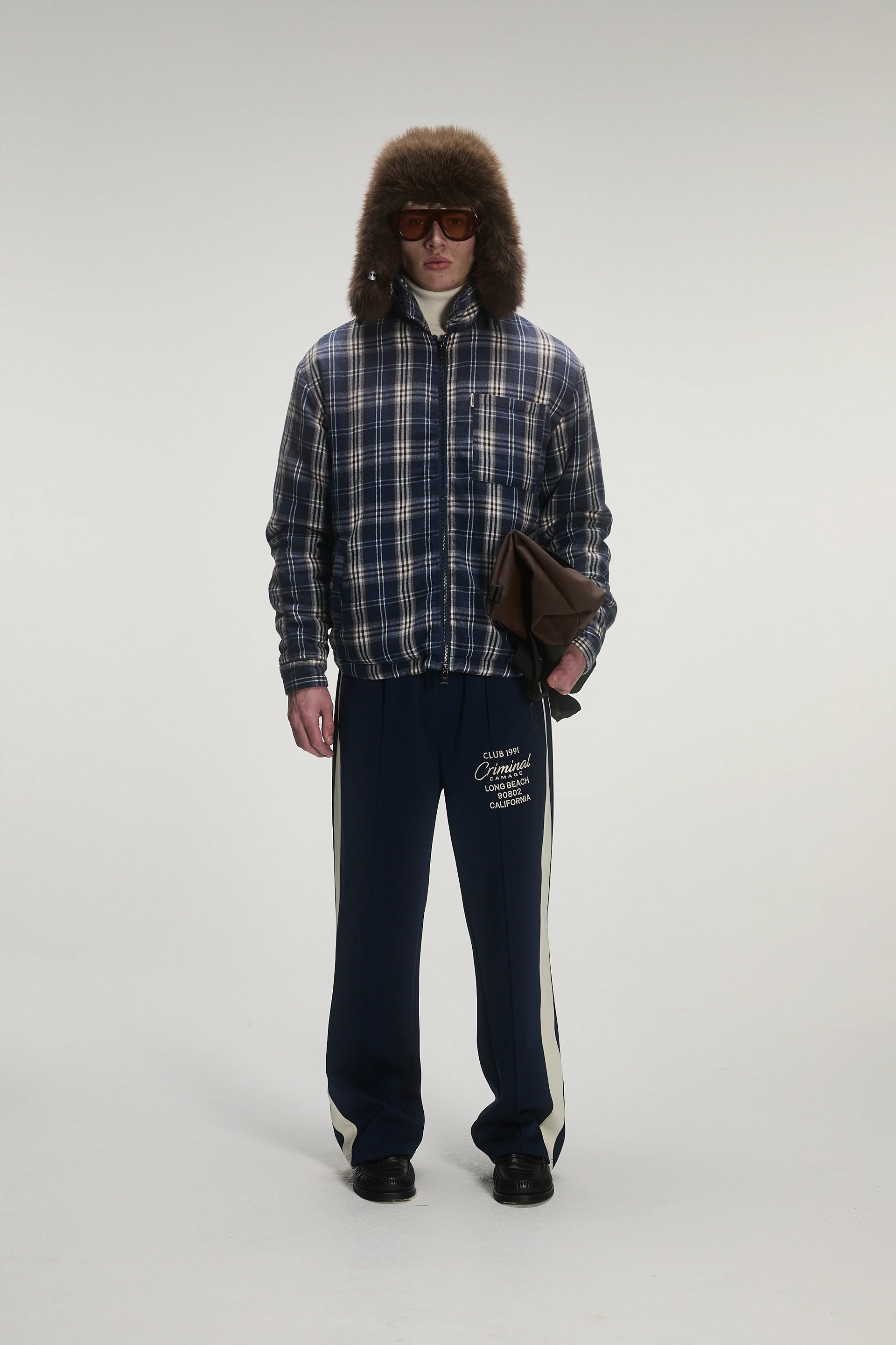 Skip to product information PADDED PLAID JACKET