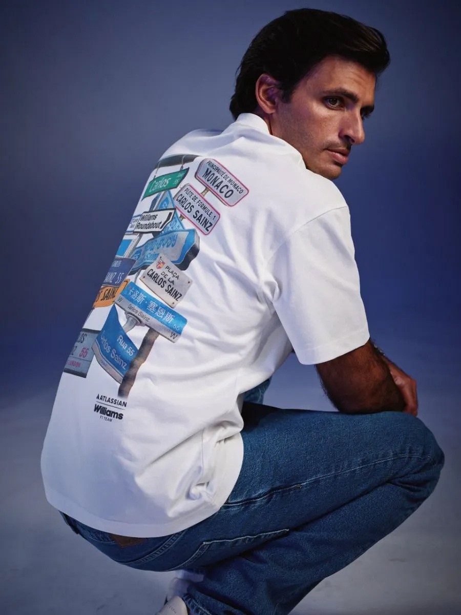 Carlos Sainz Signs Tee Rear