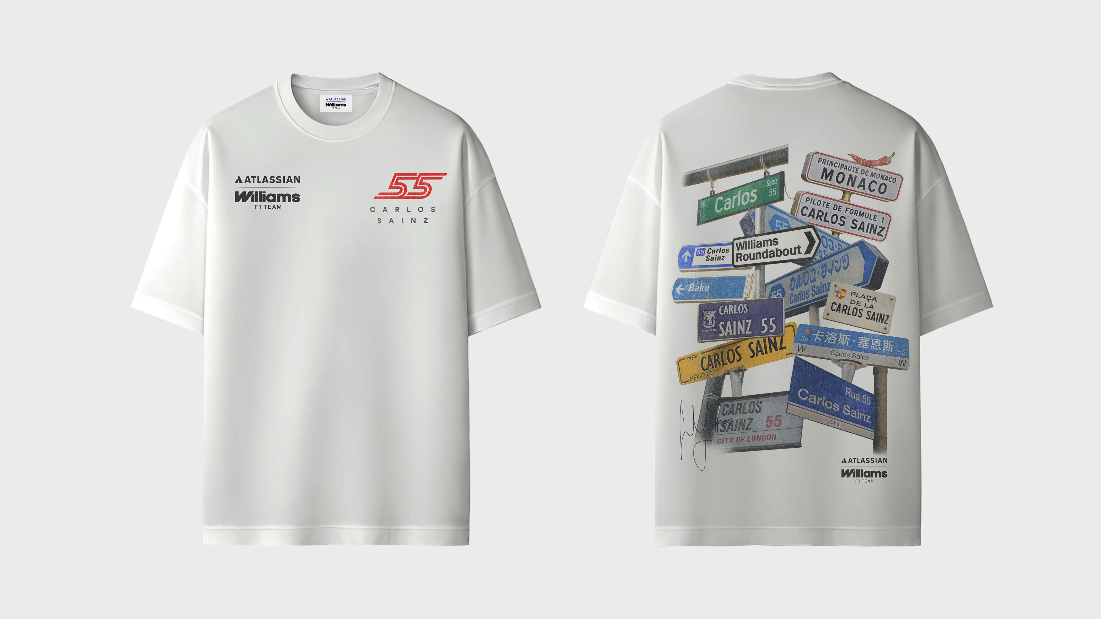 Carlos Sainz Signs Tee