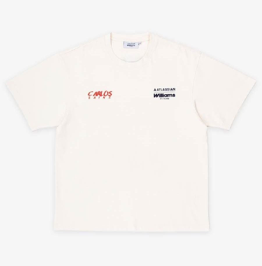 Carlos Sainz Sketched Barcelona T Shirt Front View