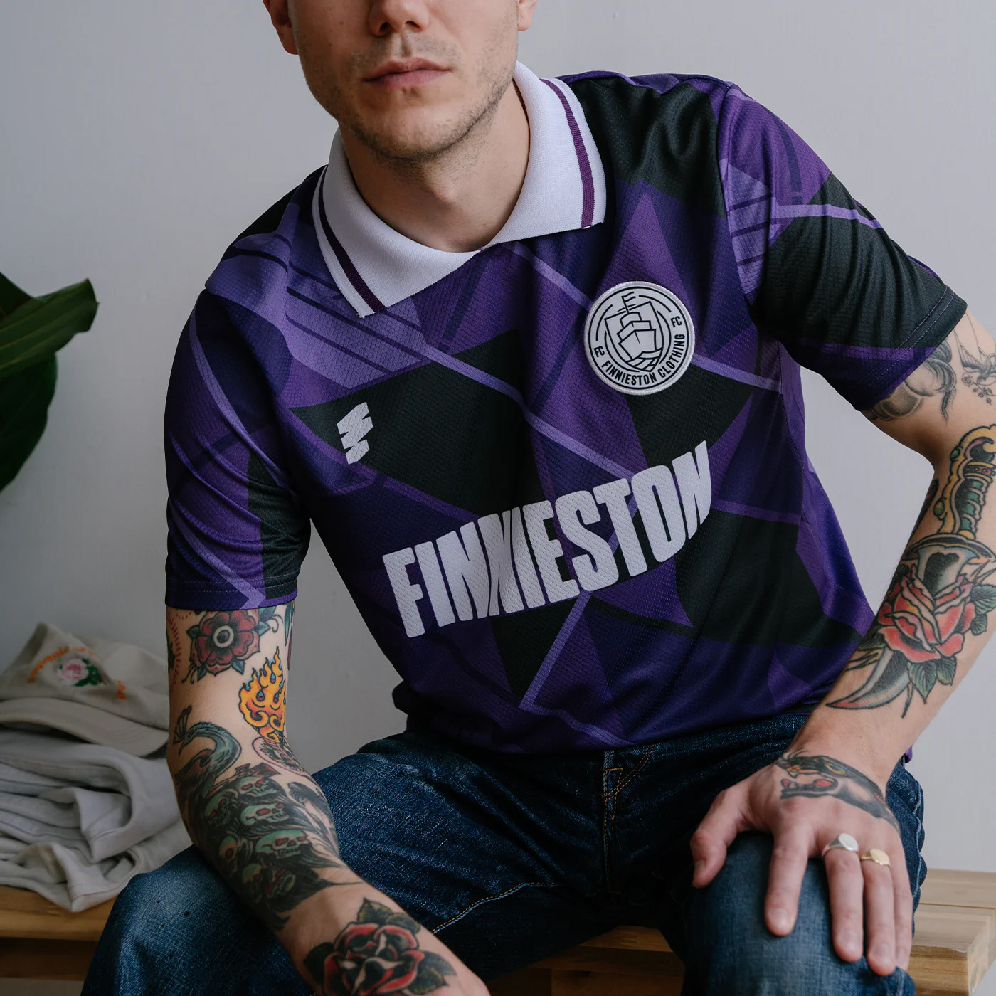Finnieston Dazzle Camo Football Shirt