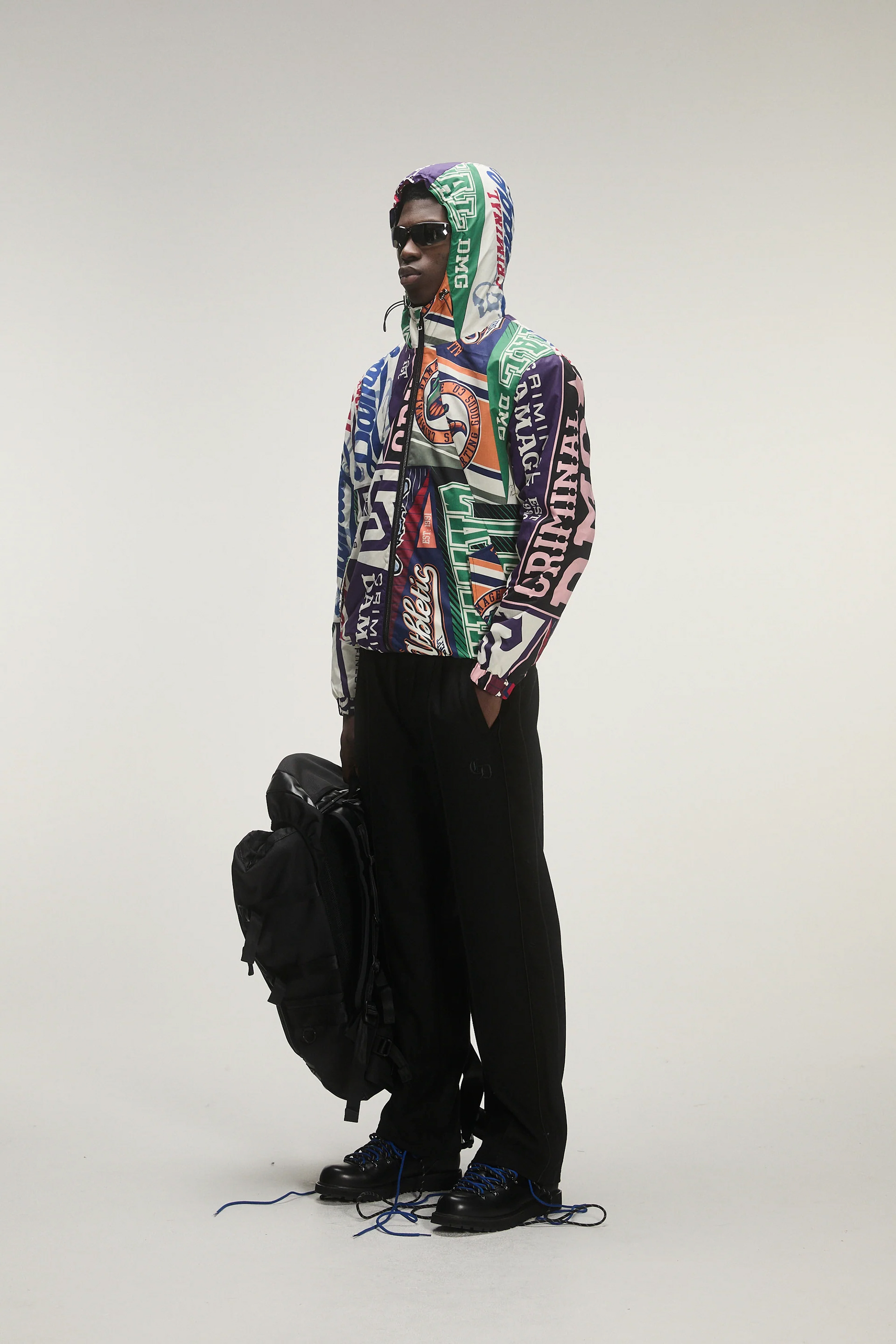 PRINTED FLAG JACKET