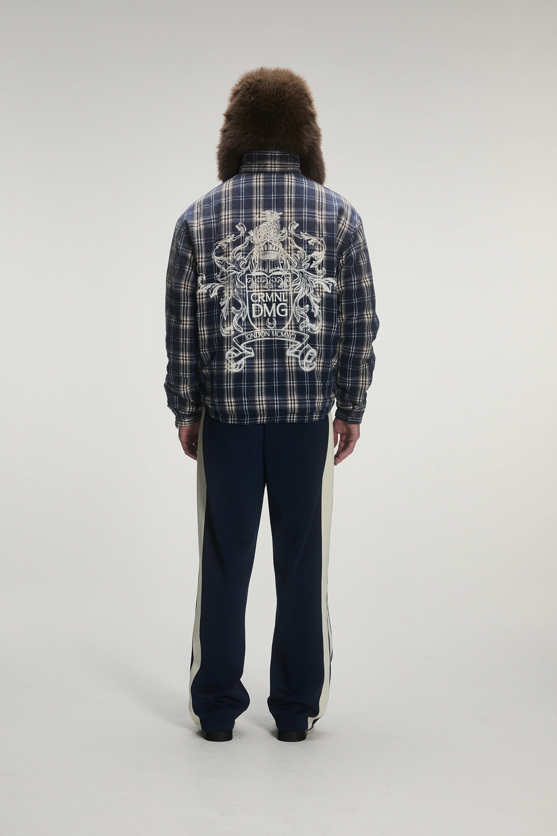 Skip to product information PADDED PLAID JACKET