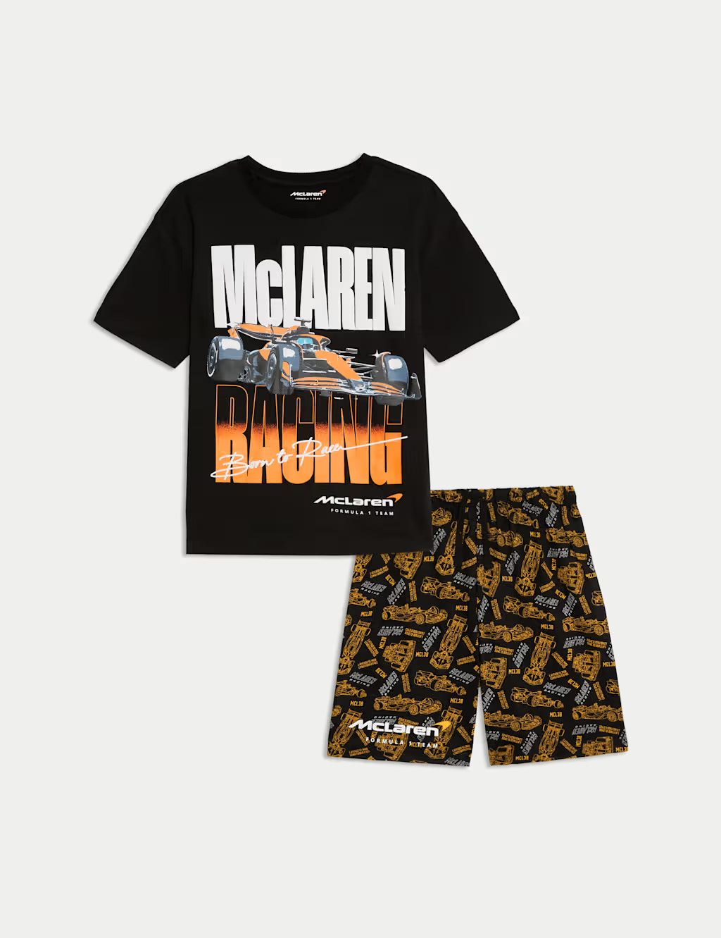 McLaren Formula 1 Nightwear Set - Photography By Marks & Spencer