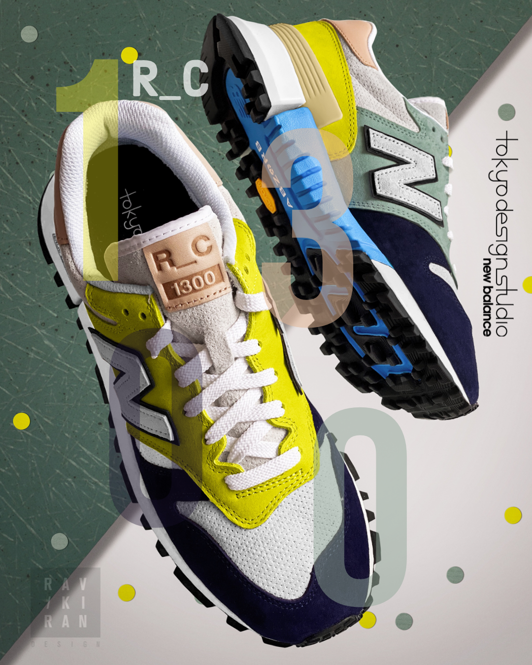 New Balance RC 1300 Tokyo Studios - Photograph by Ravi Kiran Design
