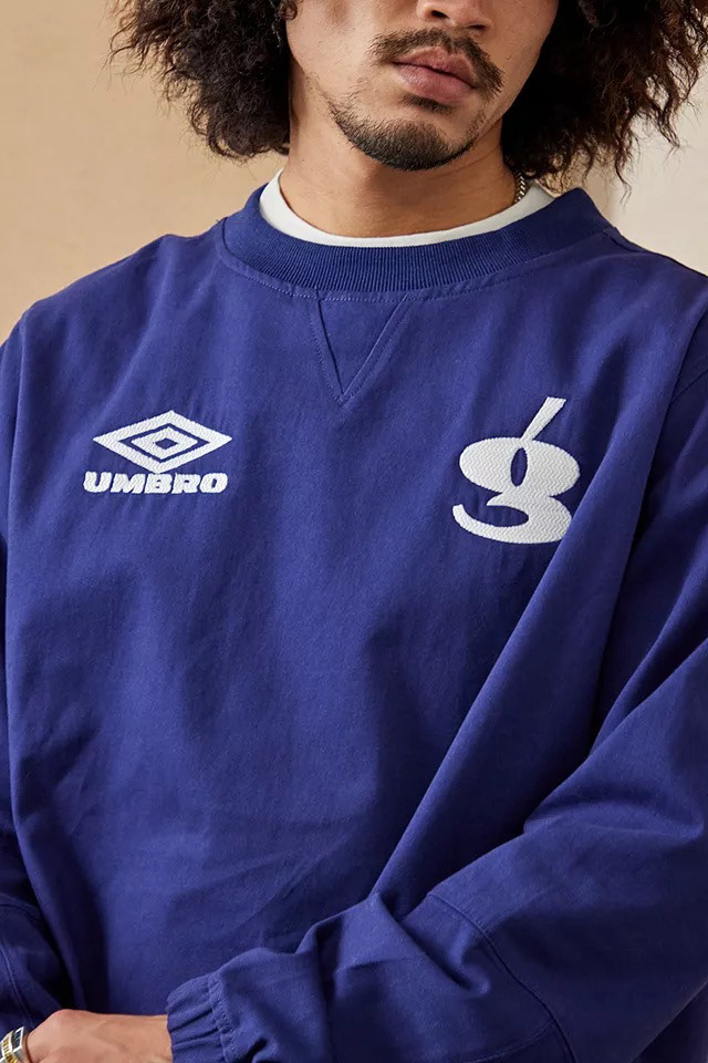 Umbro X Gio Goi Drill Sweat Embroidery Detail- Photograph by ©Urban Outfitters EU