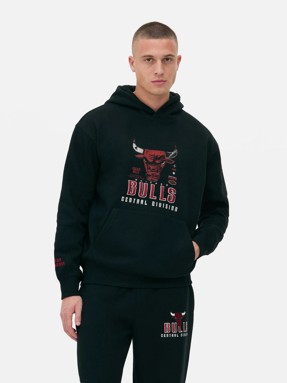 NBA x Josh Denzel [Primark] AW24 Chicago Bulls Hood. Photograph By Primark
