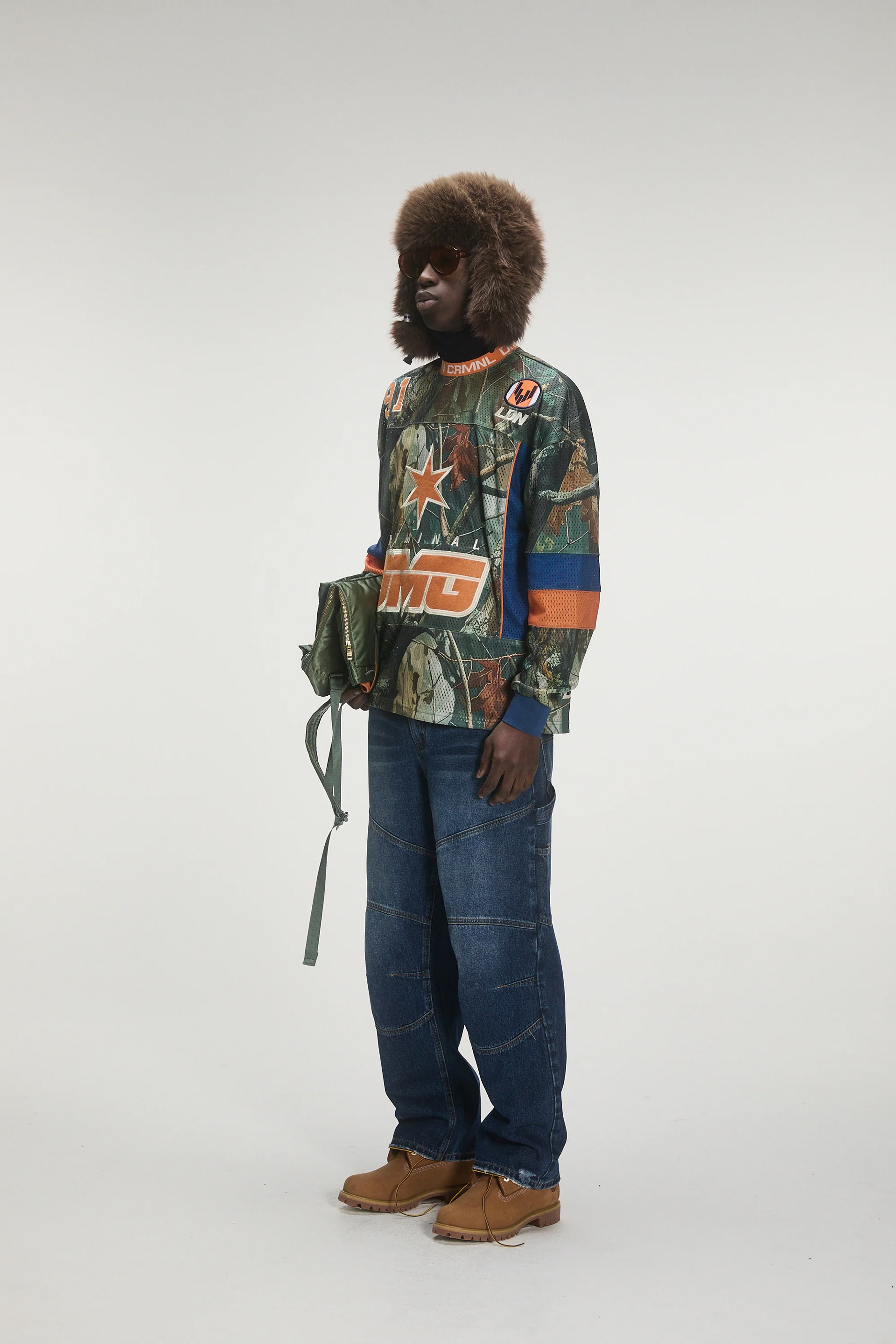 WOODLAND SCENE SPORTS MESH TOP
