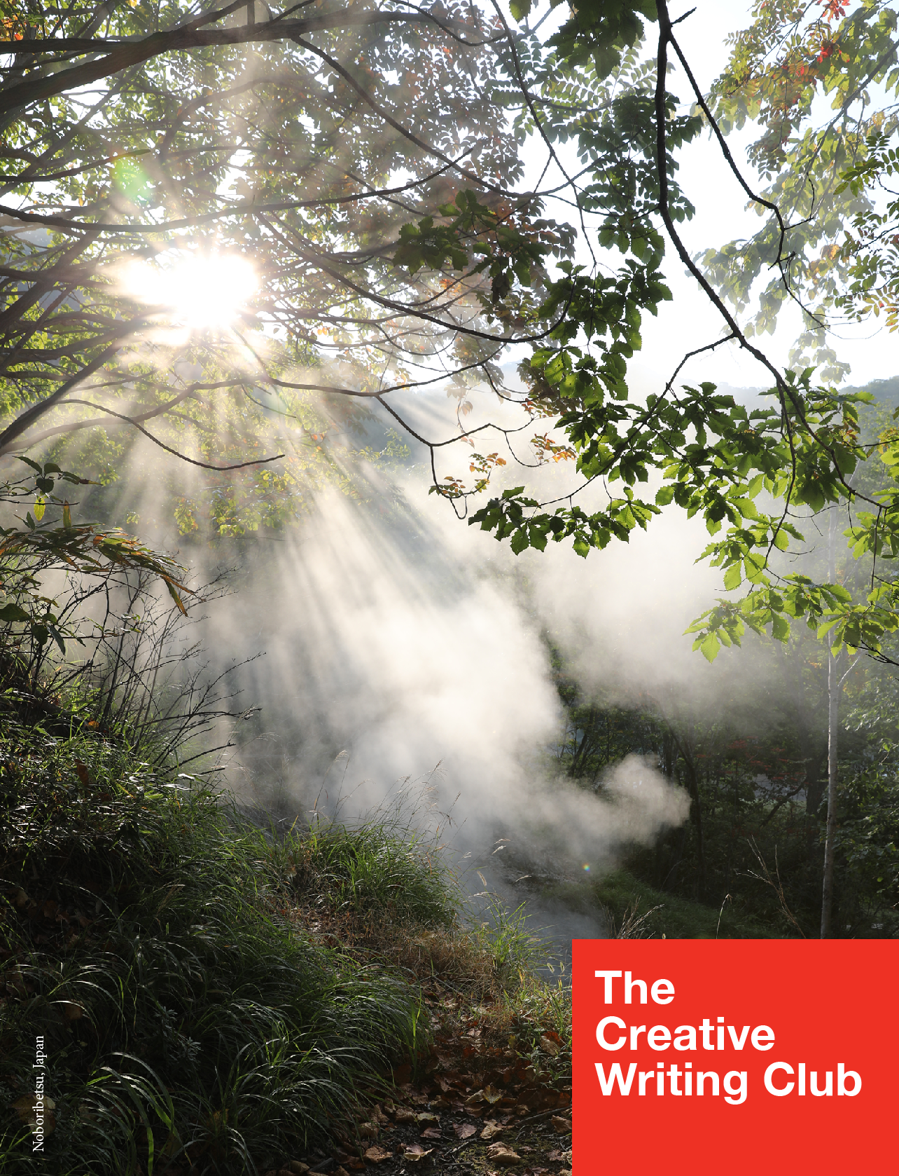 The cover page of a Creative Writing Club magazine.