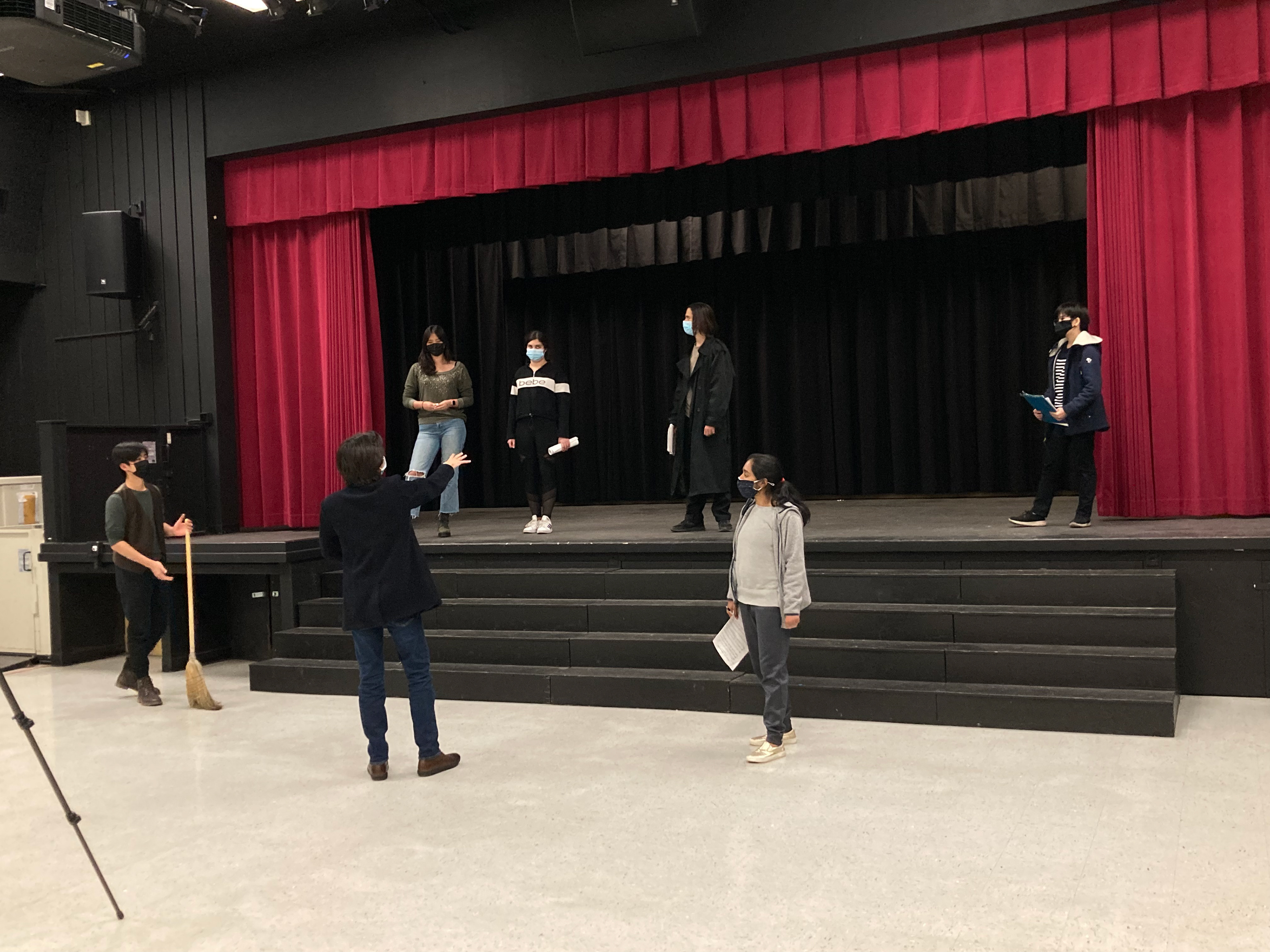 Rehearsals for Anastasia.
