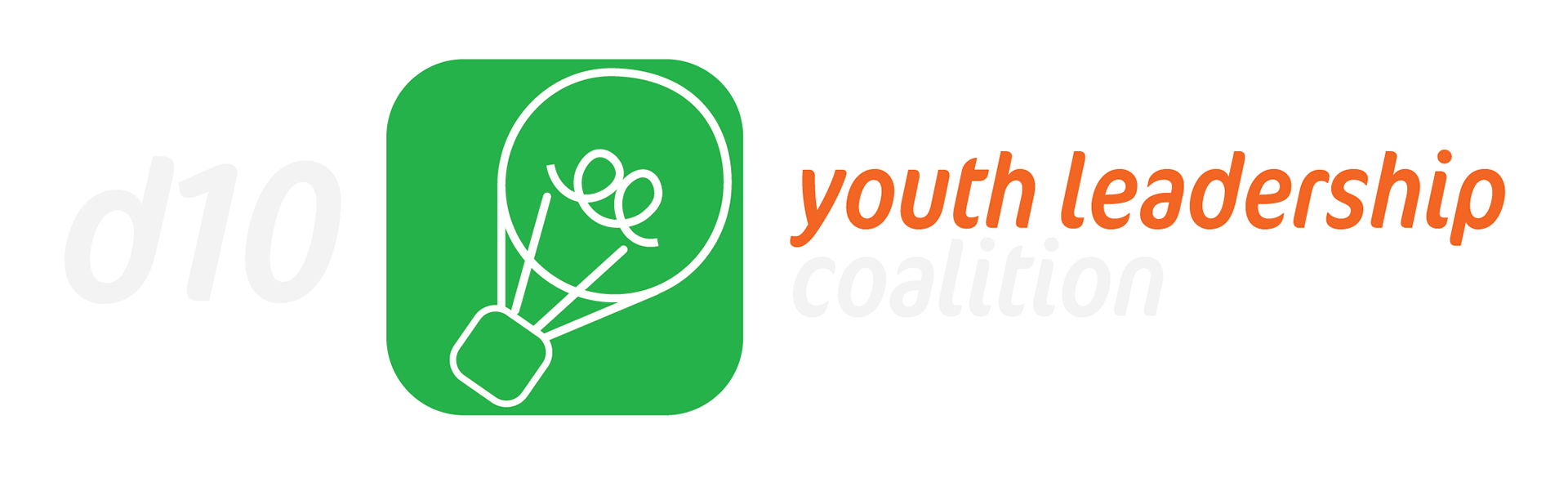 Our logo for the District 10 Youth Leadership Coalition, designed this year for a revamped committee.