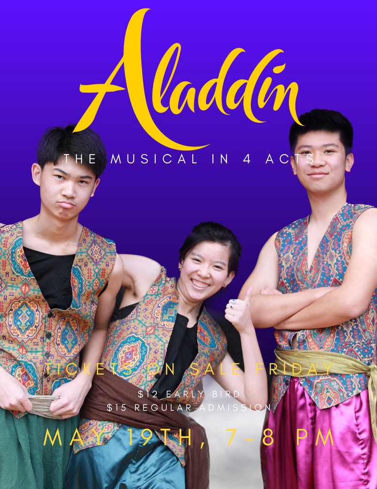 A character poster for Aladdin.