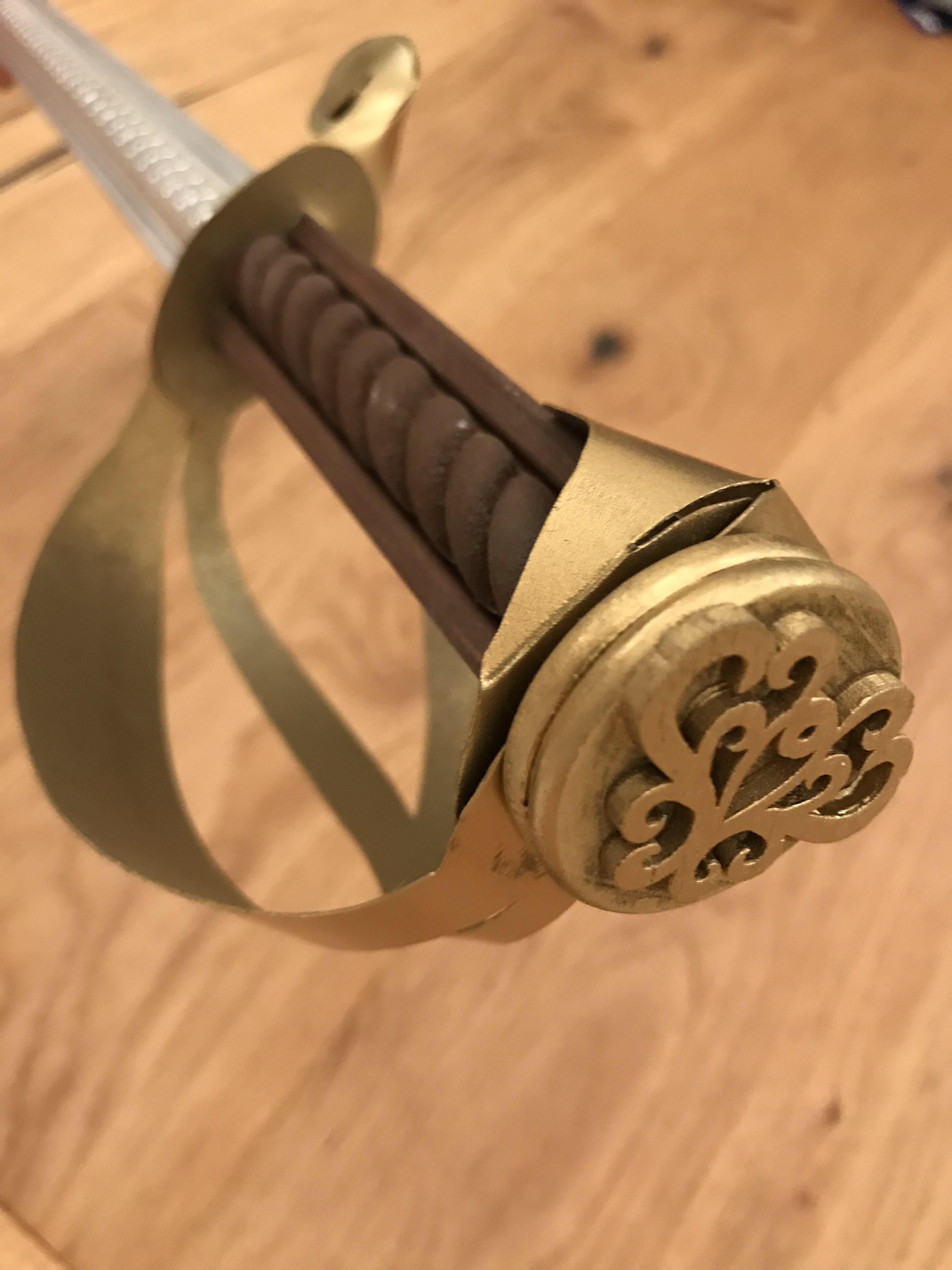 A sword fit for a police inspector.