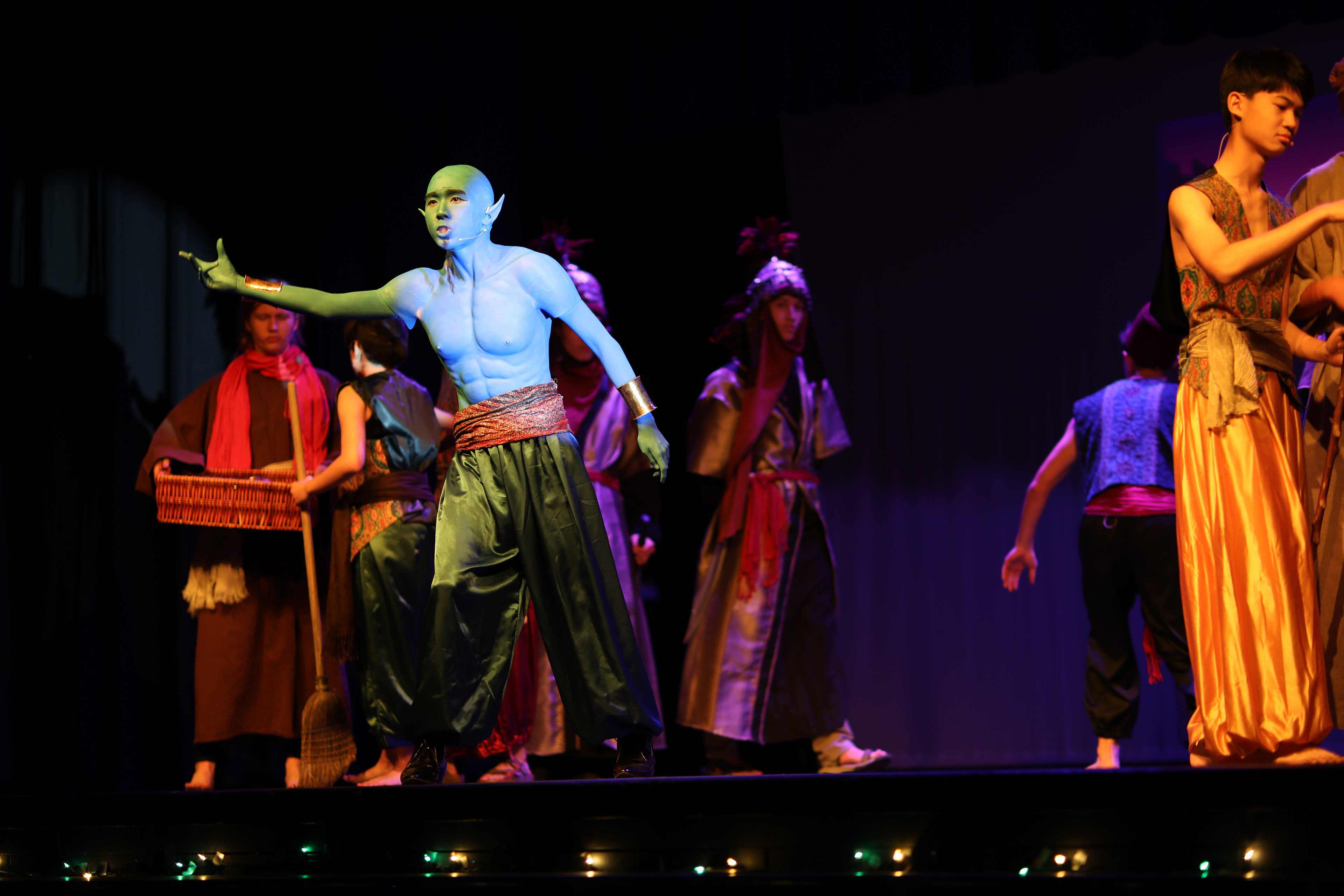 4 hours worth of paint and prosthetics for the Genie.