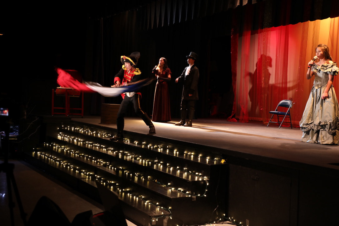 Les Choristes' first performance at Leland High.