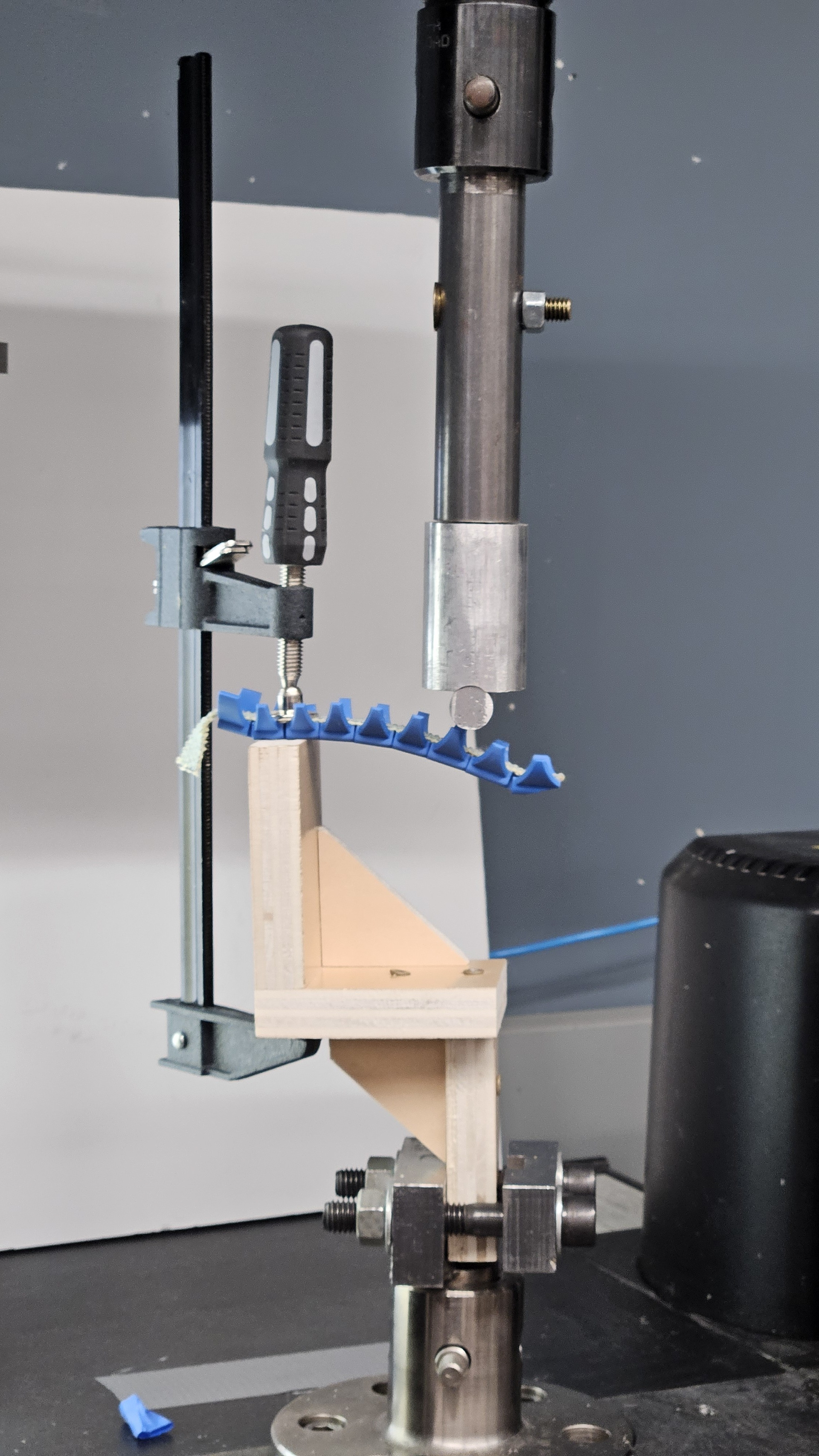 Strength testing an earlier prototype