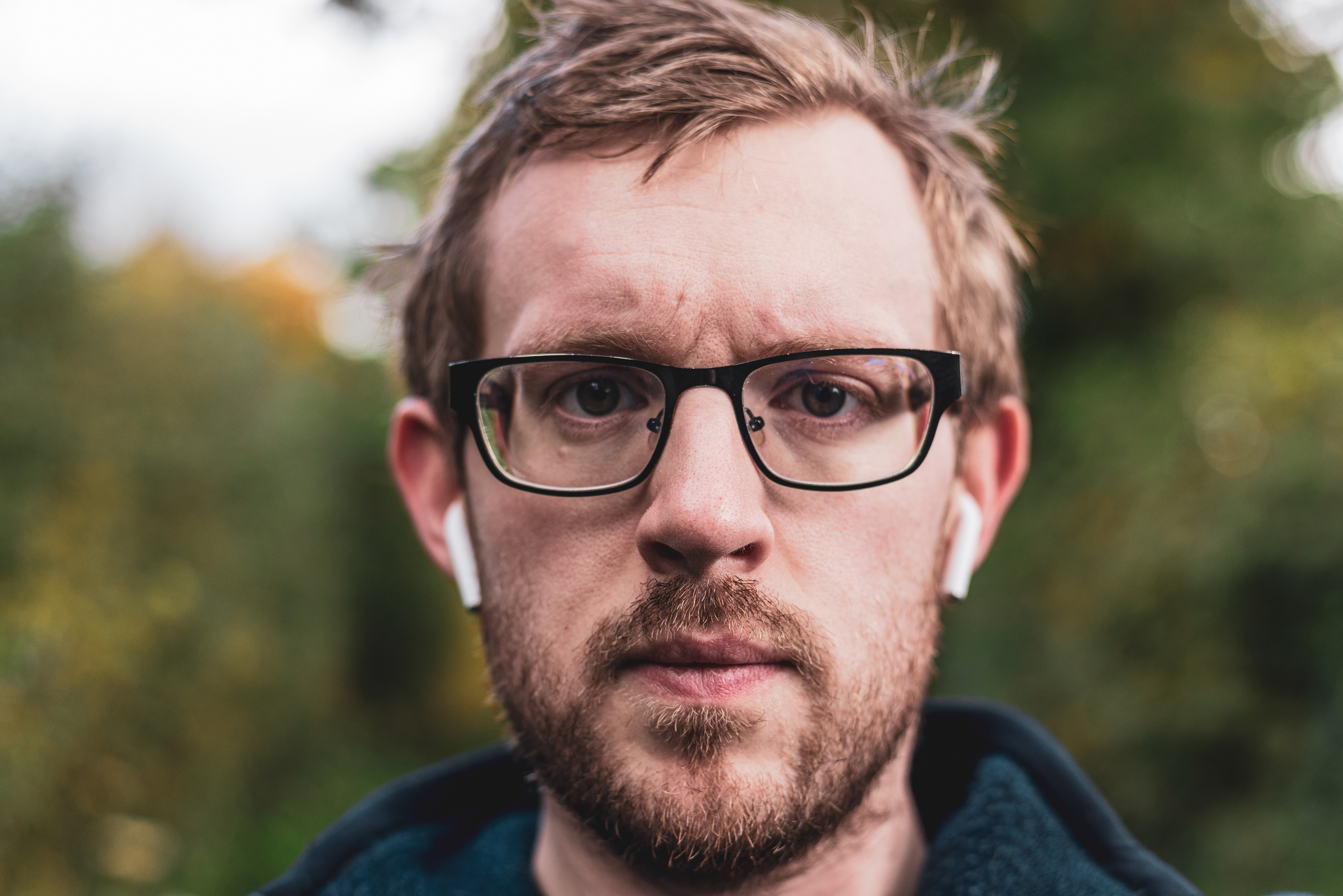 This is my serious face. Thankfully the wind did not change direction.