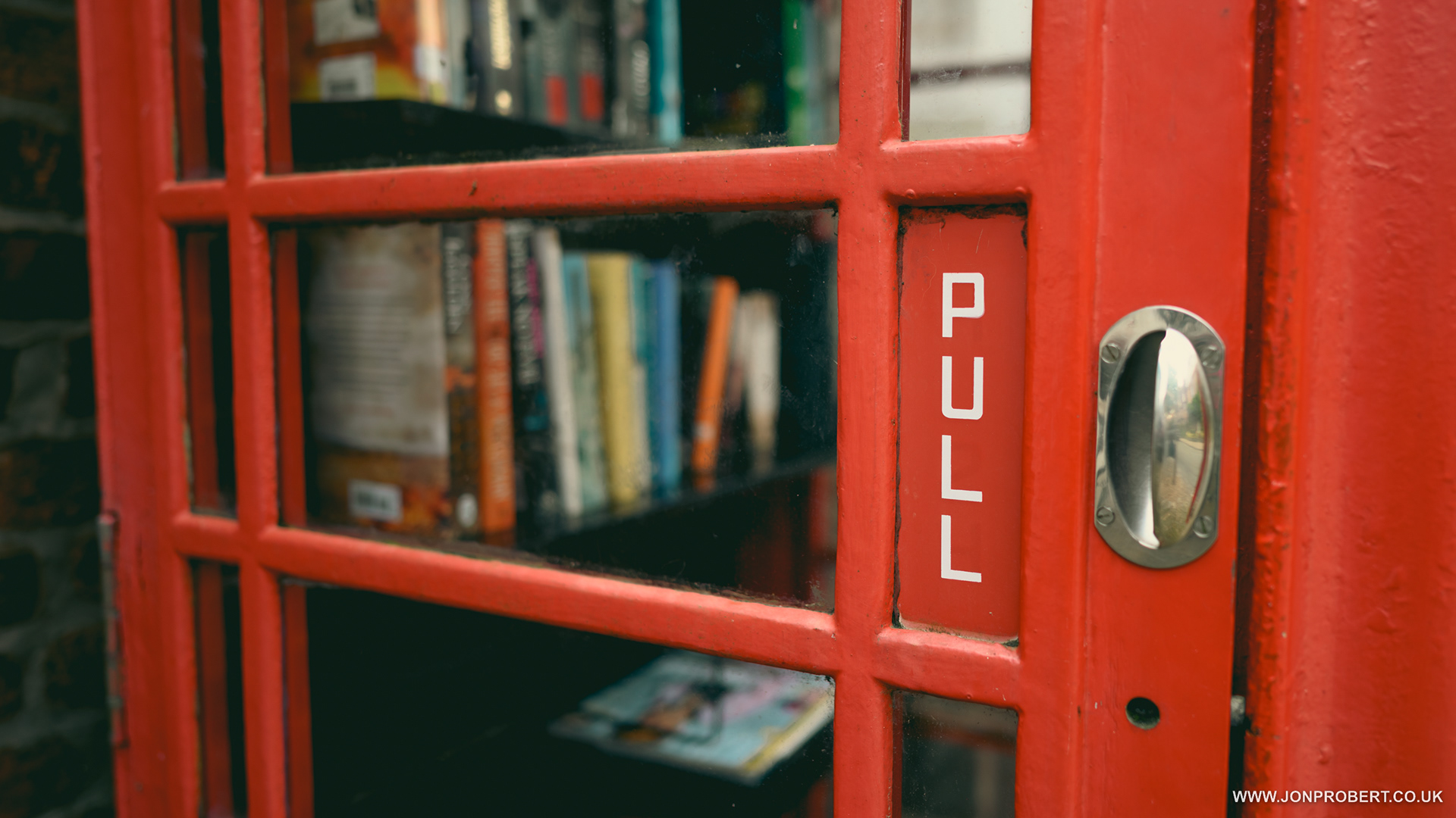 Telephone box book library