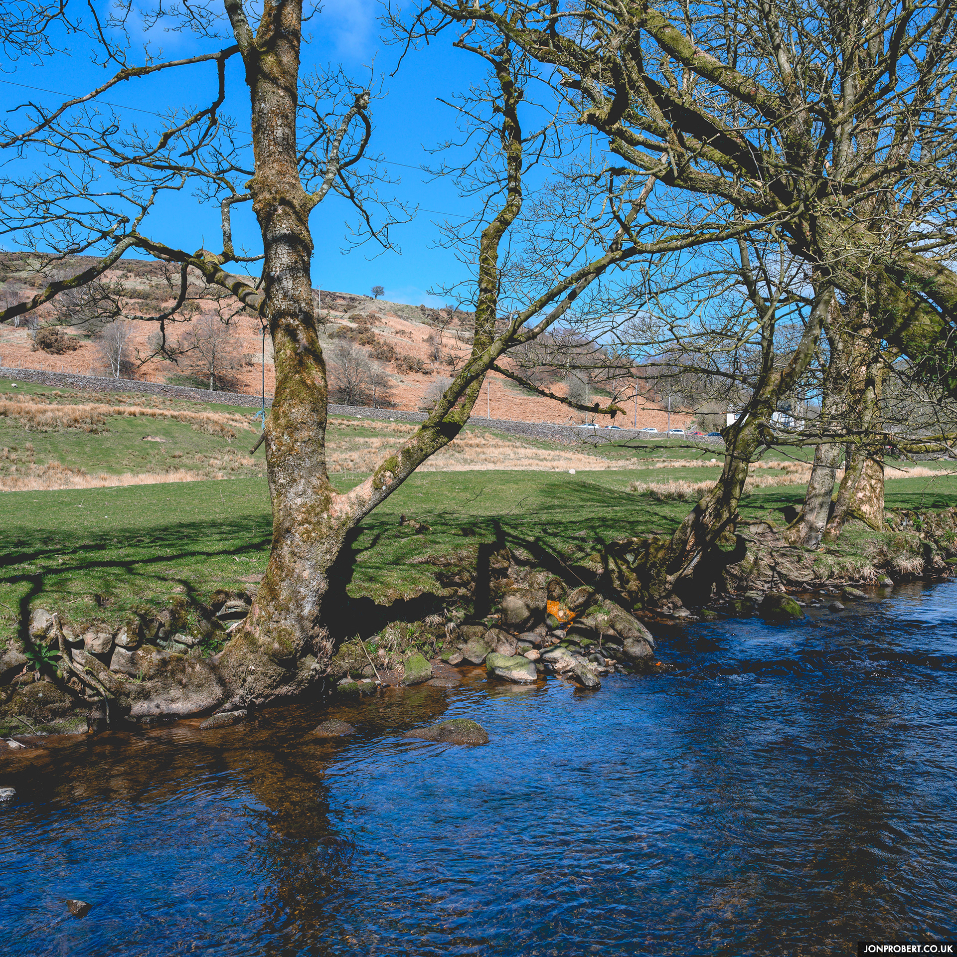 The River Dane in Gradbach after it comes down from Three Shires Head